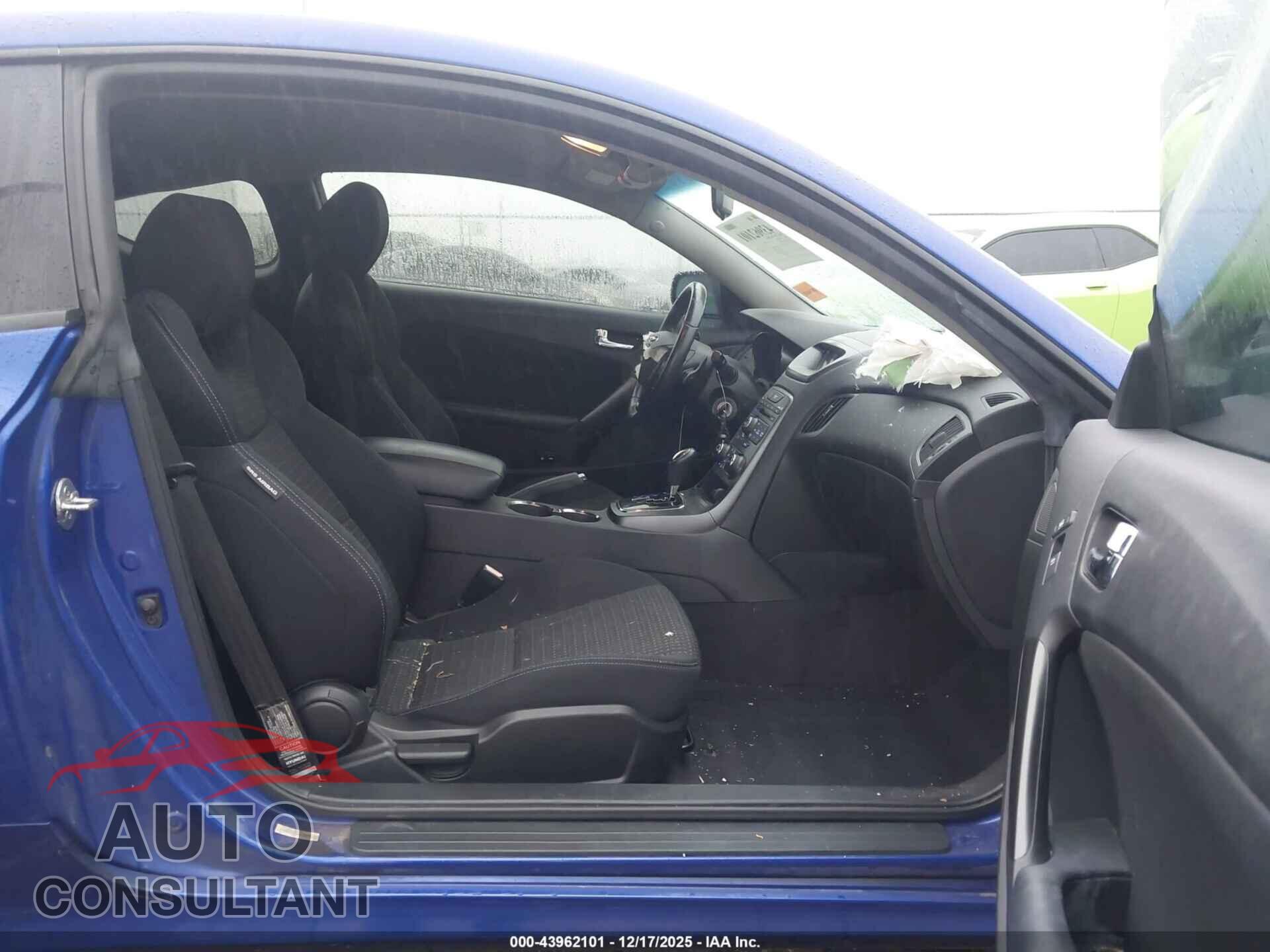 HYUNDAI GENESIS 2012 - KMHHT6KD2CU079225