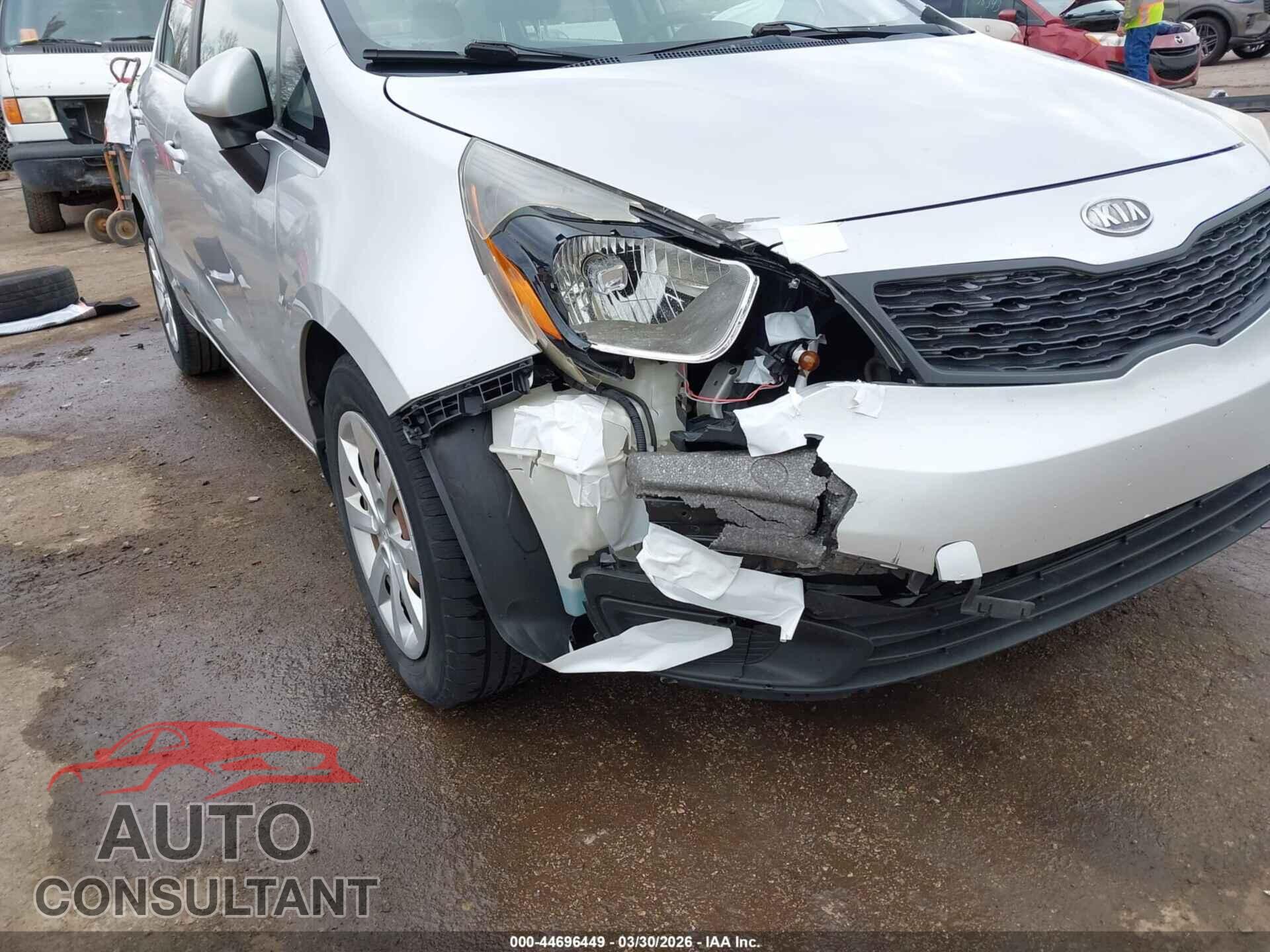 KIA RIO 2013 - KNADM4A31D6118709