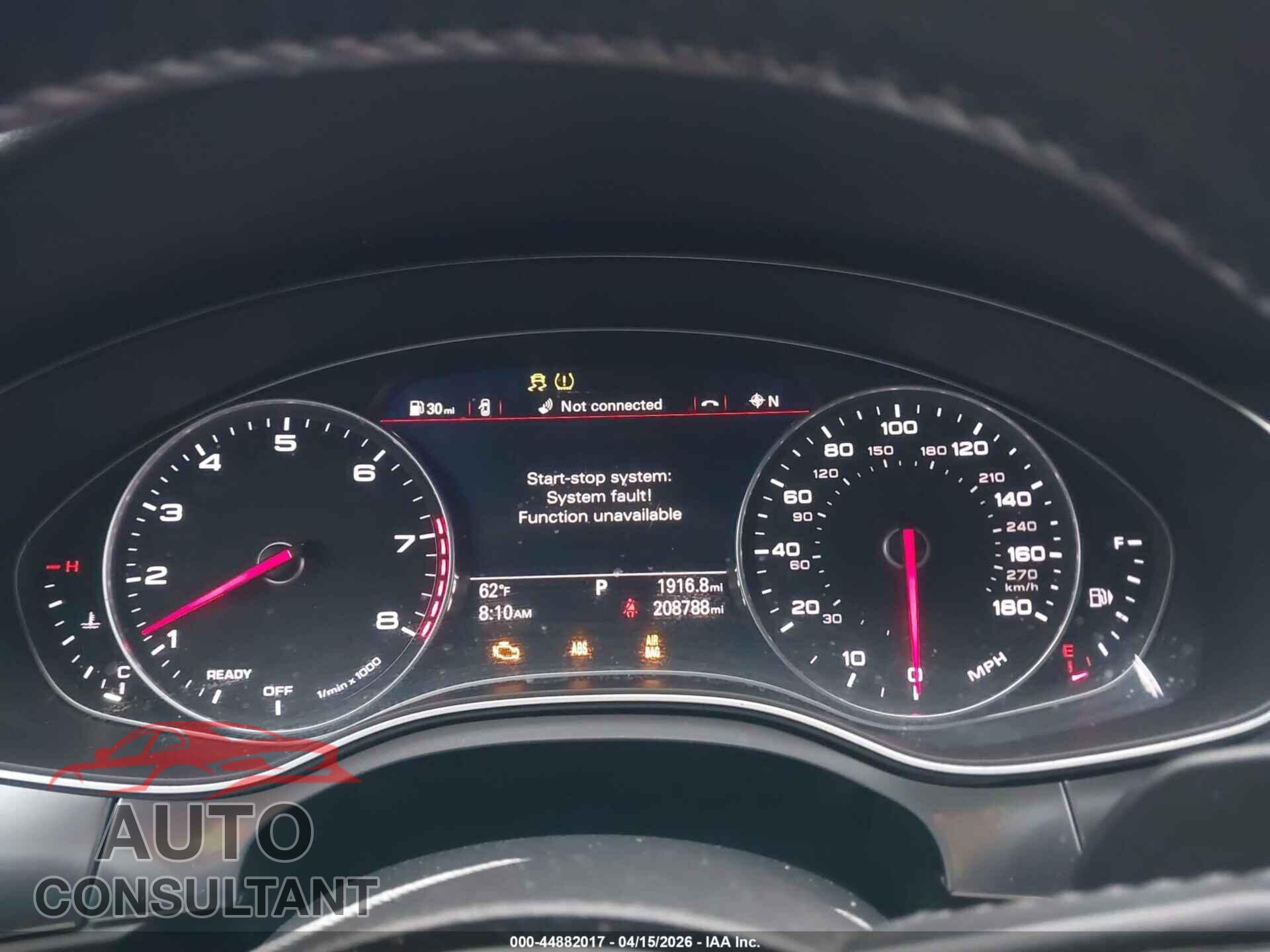 AUDI A6 2017 - WAUG8AFC1HN053722
