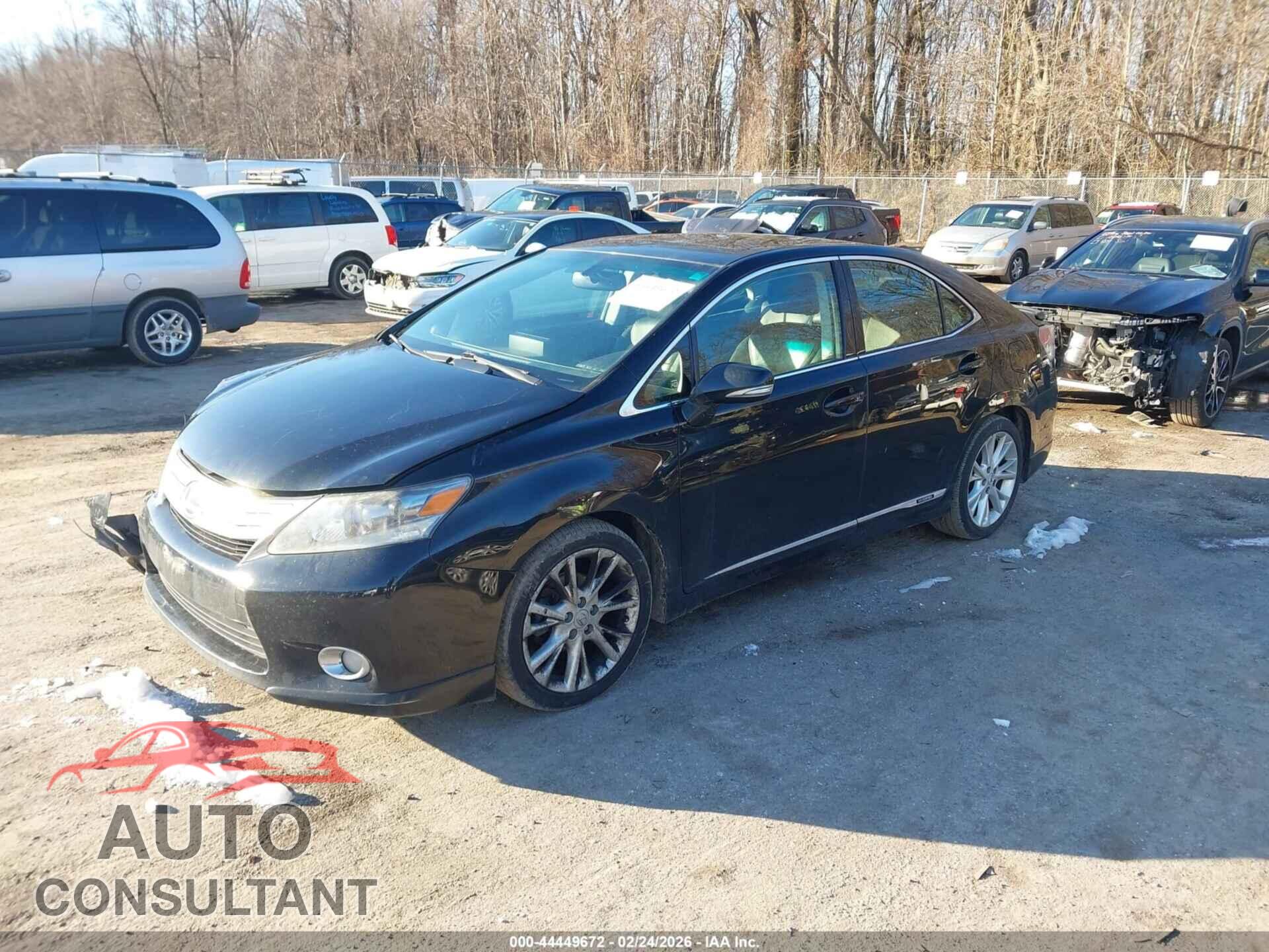 LEXUS HS 250H 2010 - JTHBB1BA8A2019625
