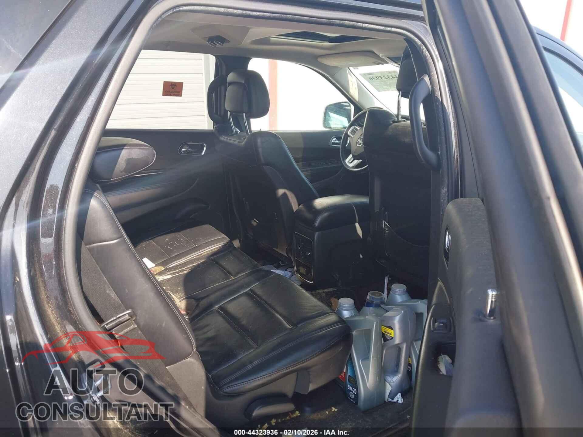 DODGE DURANGO 2012 - 1C4RDHDG9CC260143