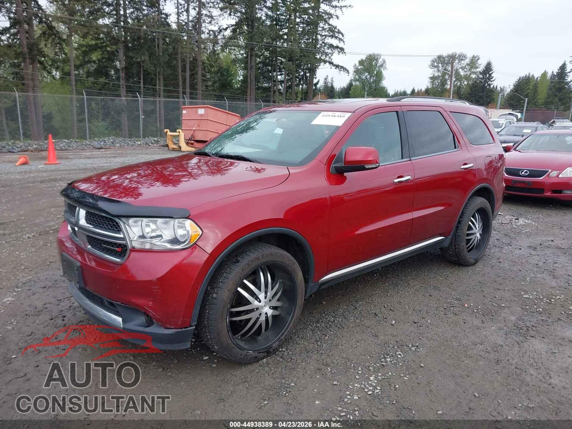 DODGE DURANGO 2013 - 1C4RDJDGXDC676761