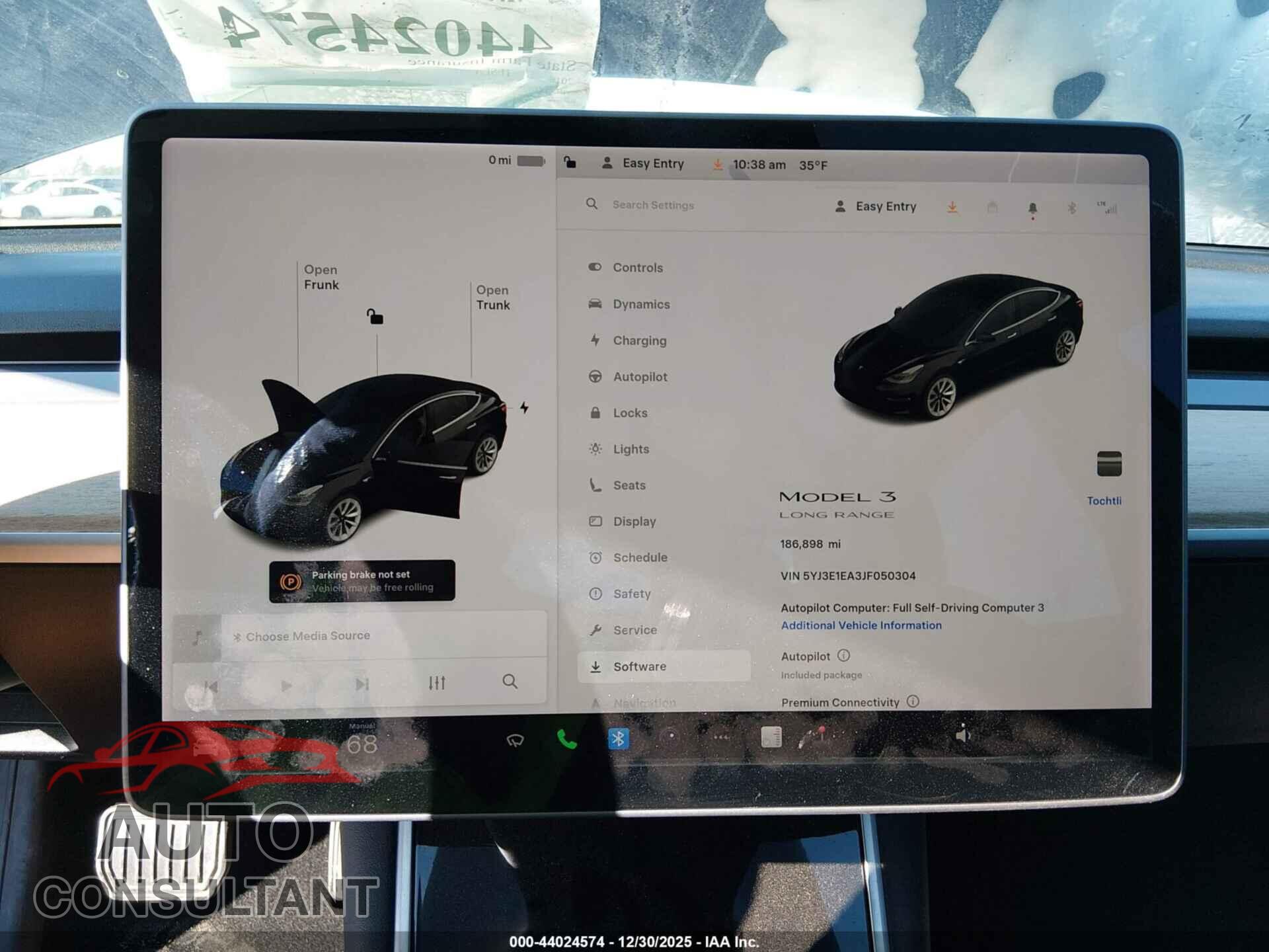TESLA MODEL 3 2018 - 5YJ3E1EA3JF050304