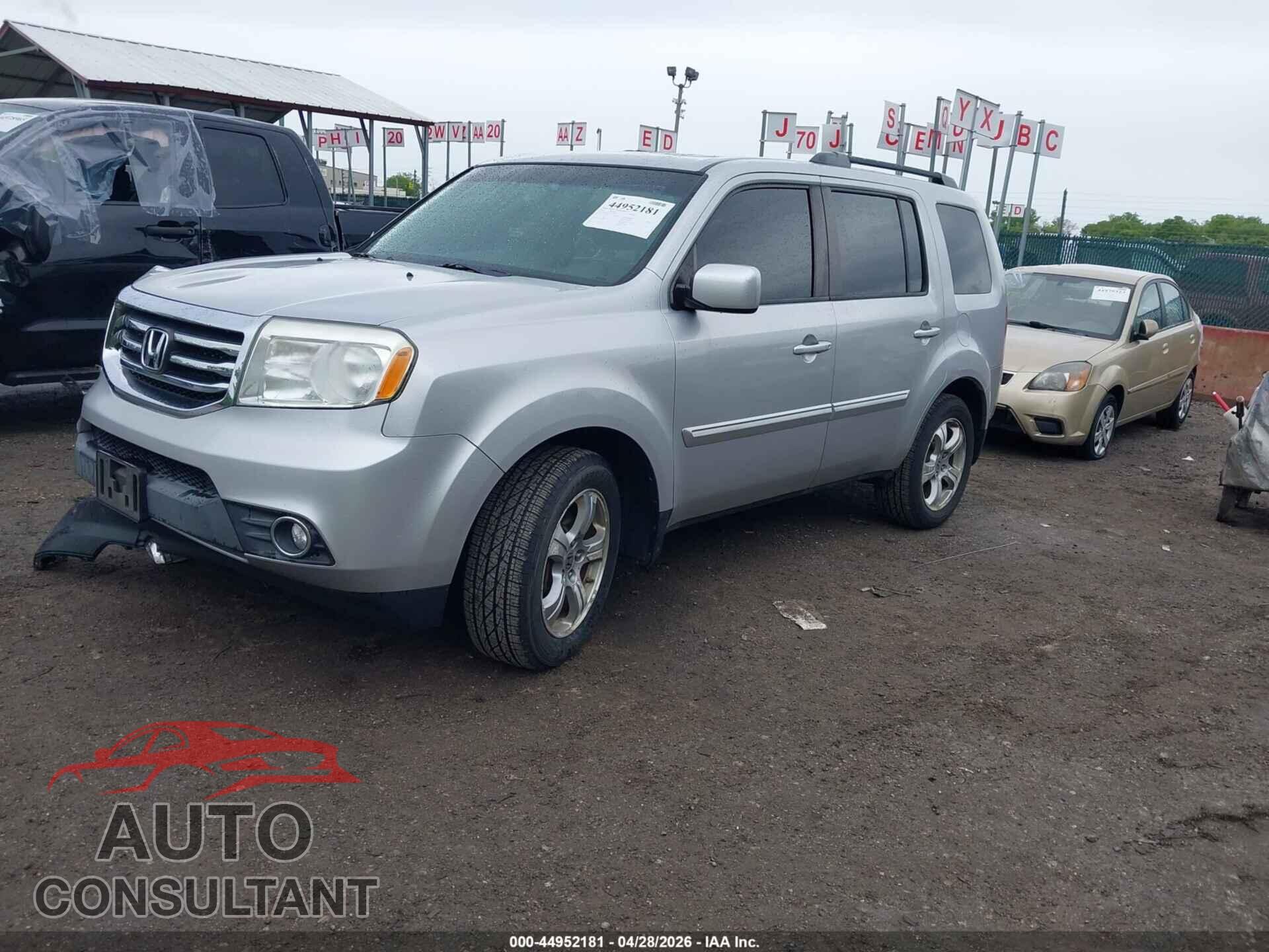 HONDA PILOT 2012 - 5FNYF4H59CB072149
