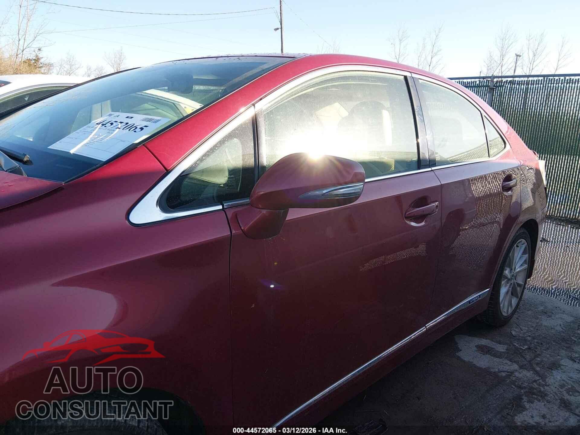 LEXUS HS 250H 2010 - JTHBB1BA0A2006318