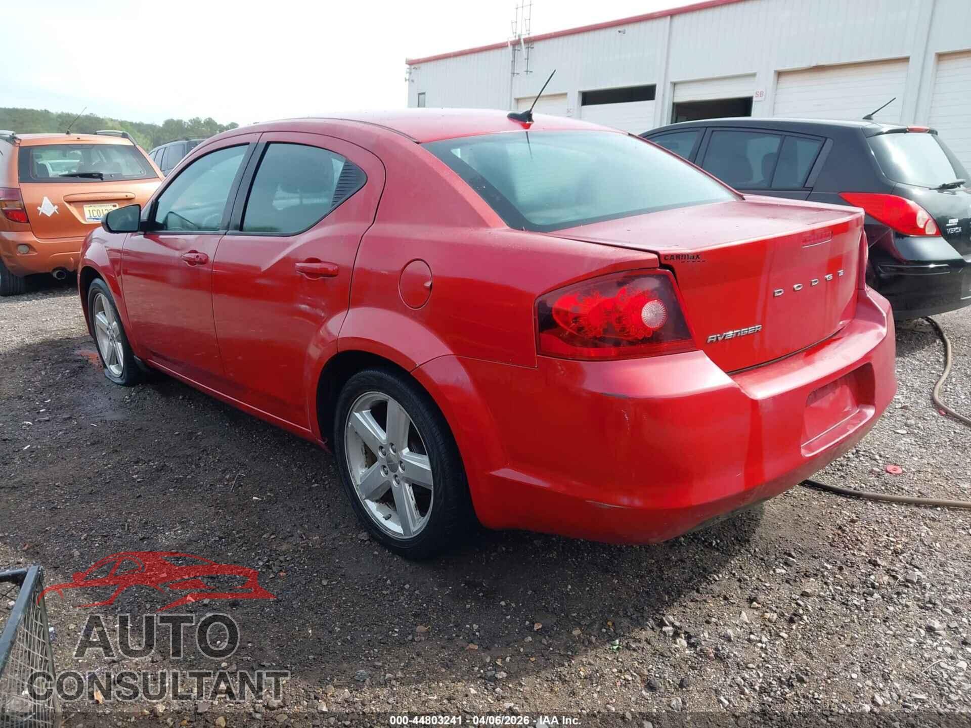DODGE AVENGER 2013 - 1C3CDZAB1DN662446