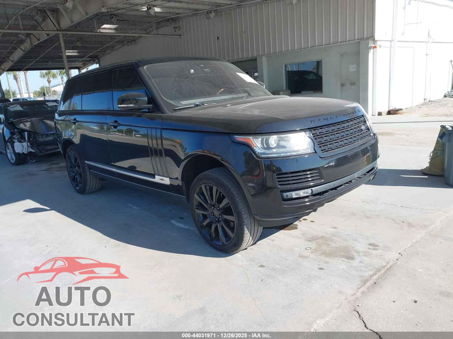 LAND ROVER RANGE ROVER 2016 - SALGS3EF4GA250247