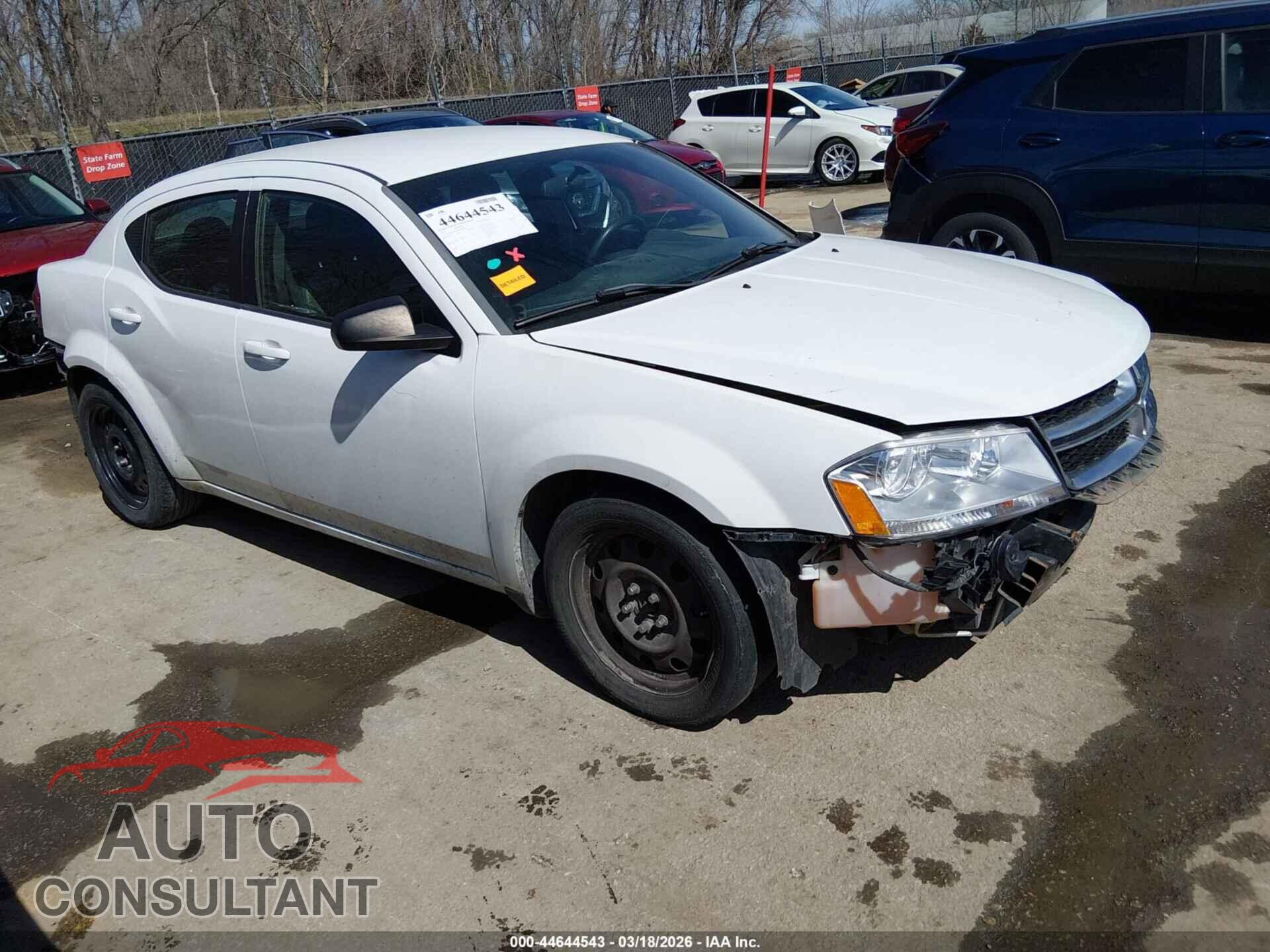 DODGE AVENGER 2011 - 1B3BD4FB0BN548651
