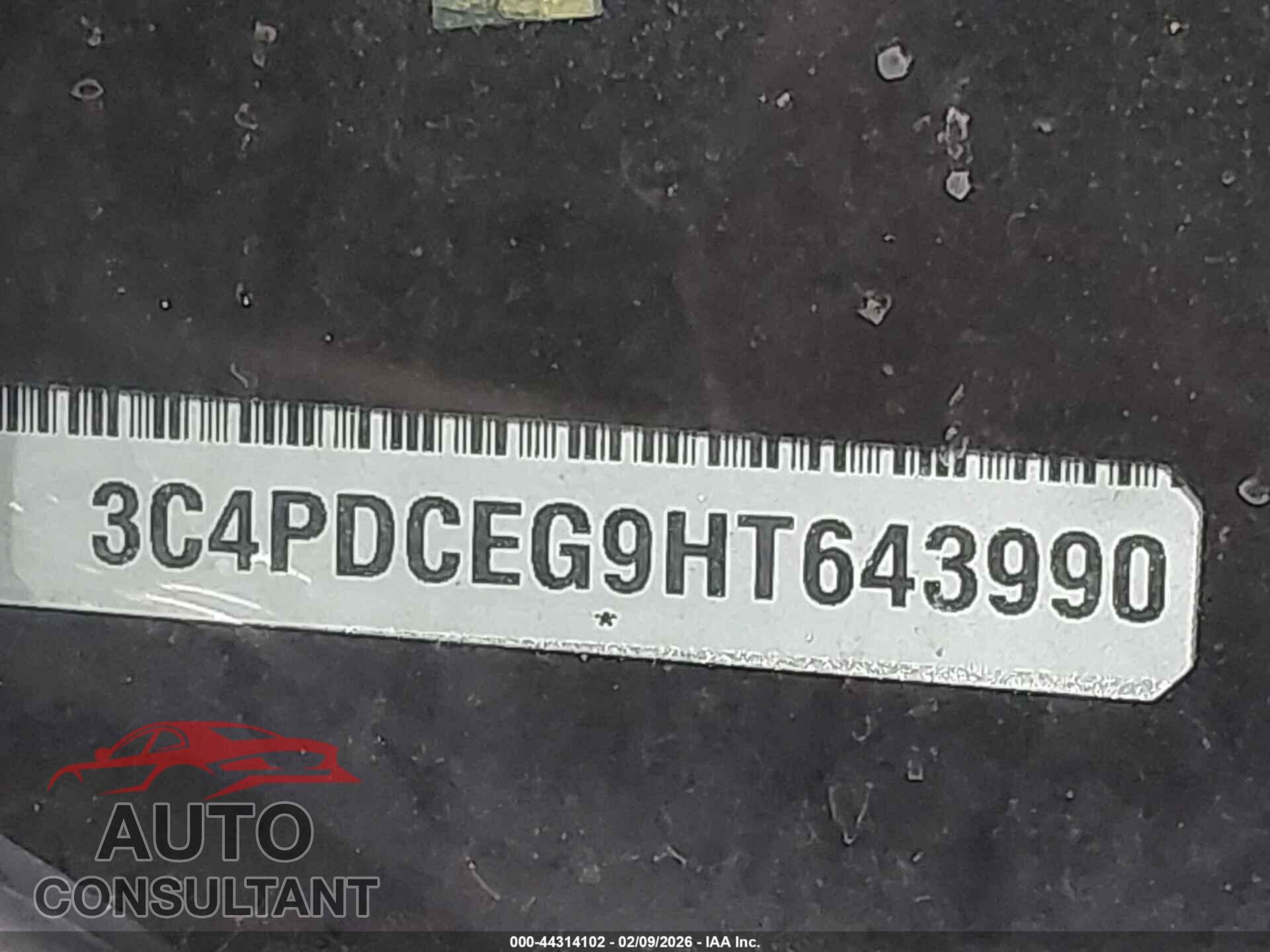 DODGE JOURNEY 2017 - 3C4PDCEG9HT643990
