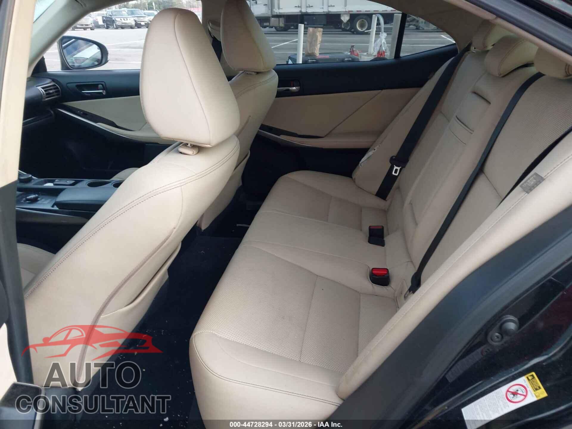 LEXUS IS 250 2014 - JTHBF1D2XE5012318