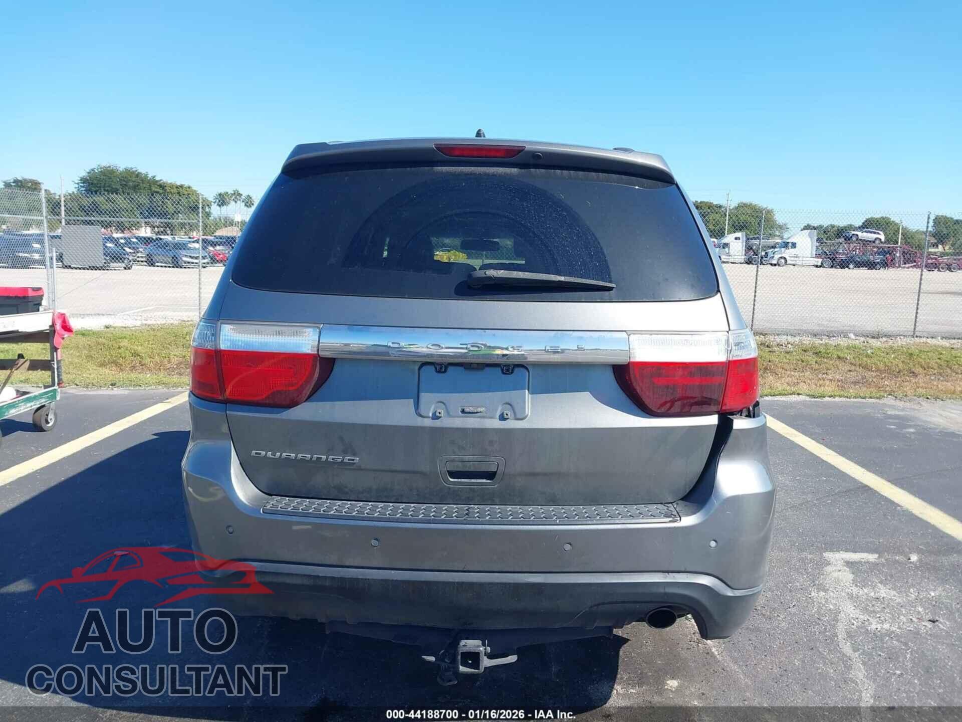 DODGE DURANGO 2012 - 1C4RDHDGXCC330619