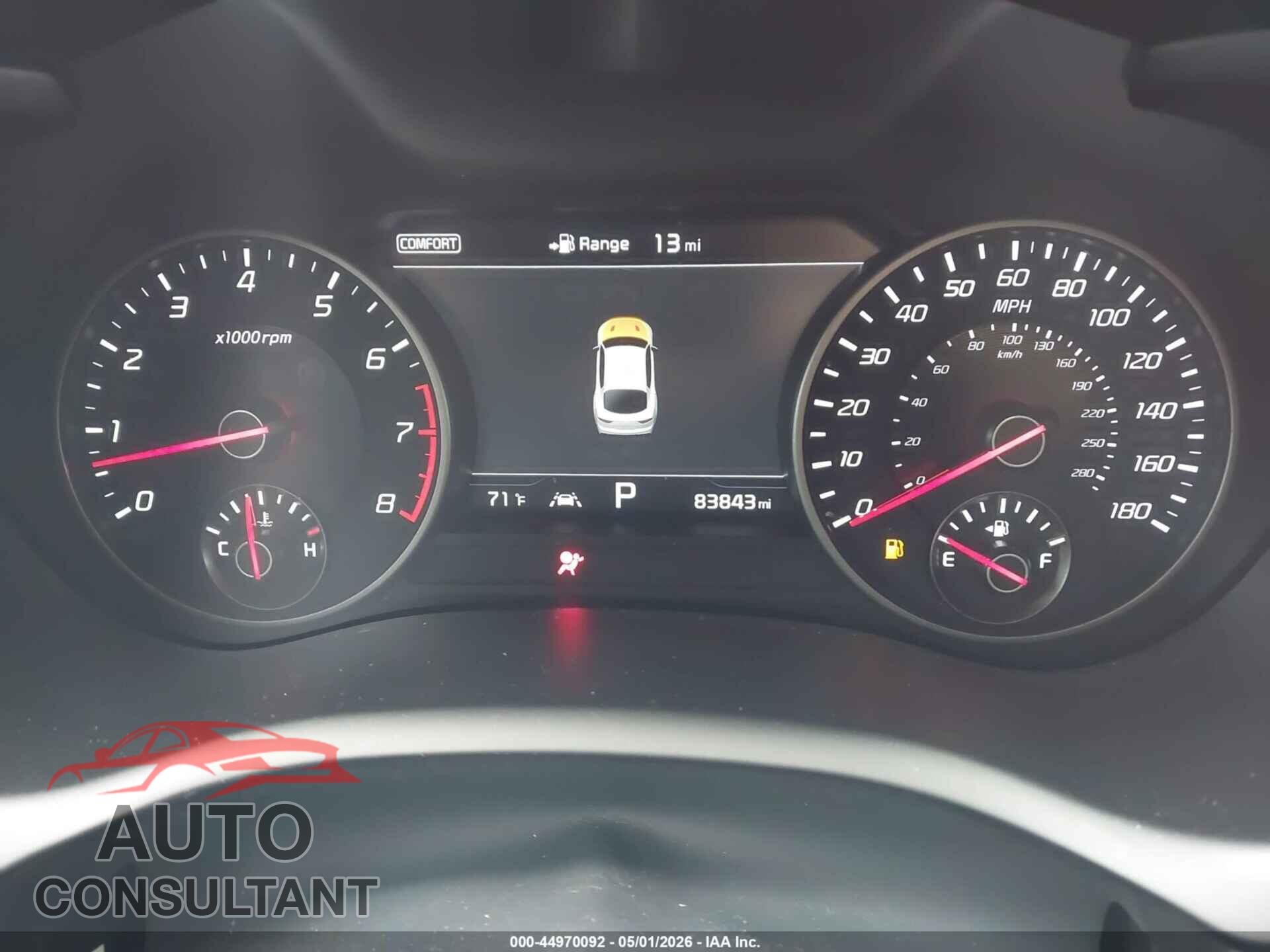 KIA STINGER 2020 - KNAE45LC3L6076209