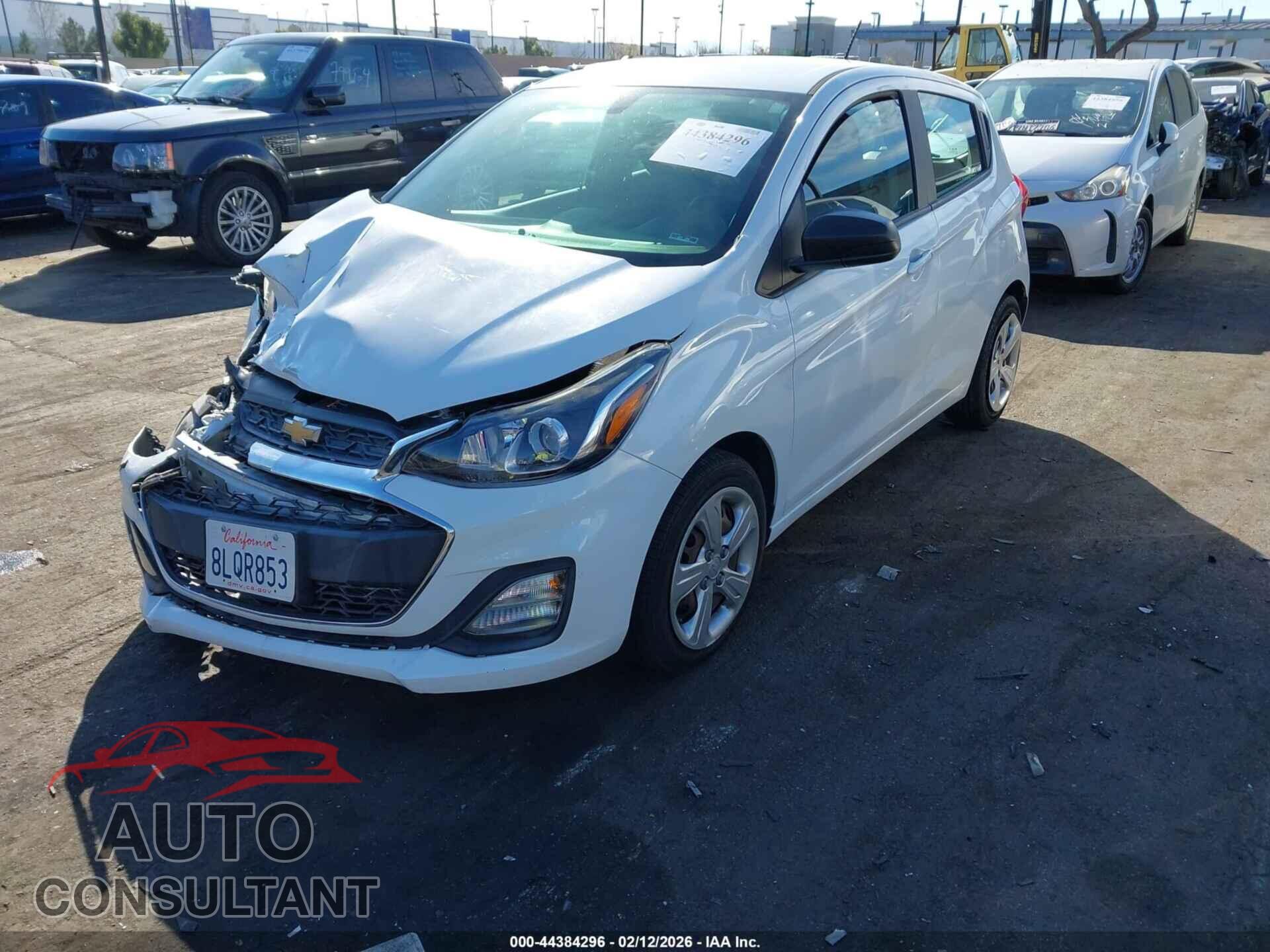 CHEVROLET SPARK 2019 - KL8CB6SA0KC818449