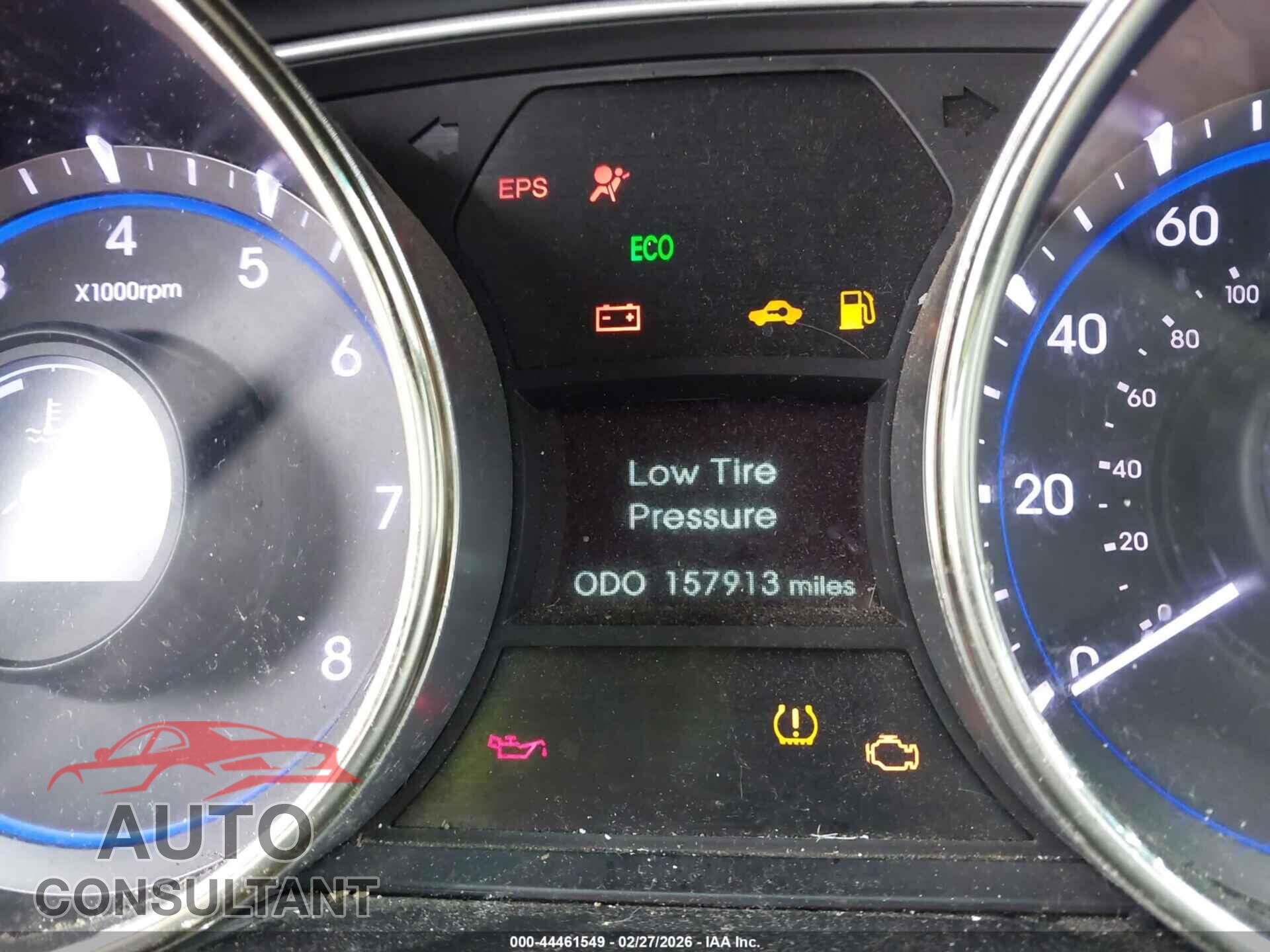 HYUNDAI SONATA 2012 - 5NPEC4AB2CH419821