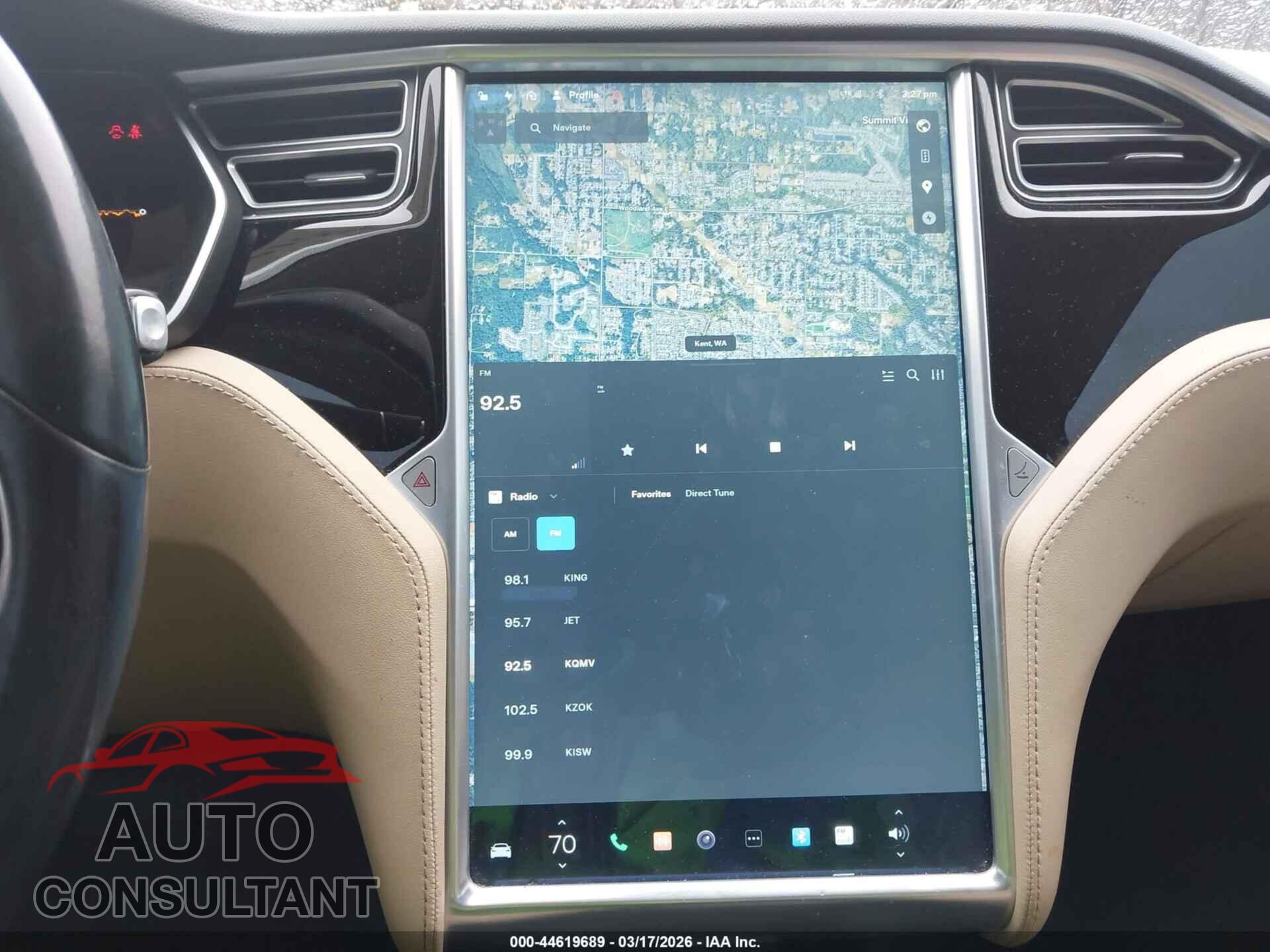 TESLA MODEL S 2014 - 5YJSA1H14EFP51166