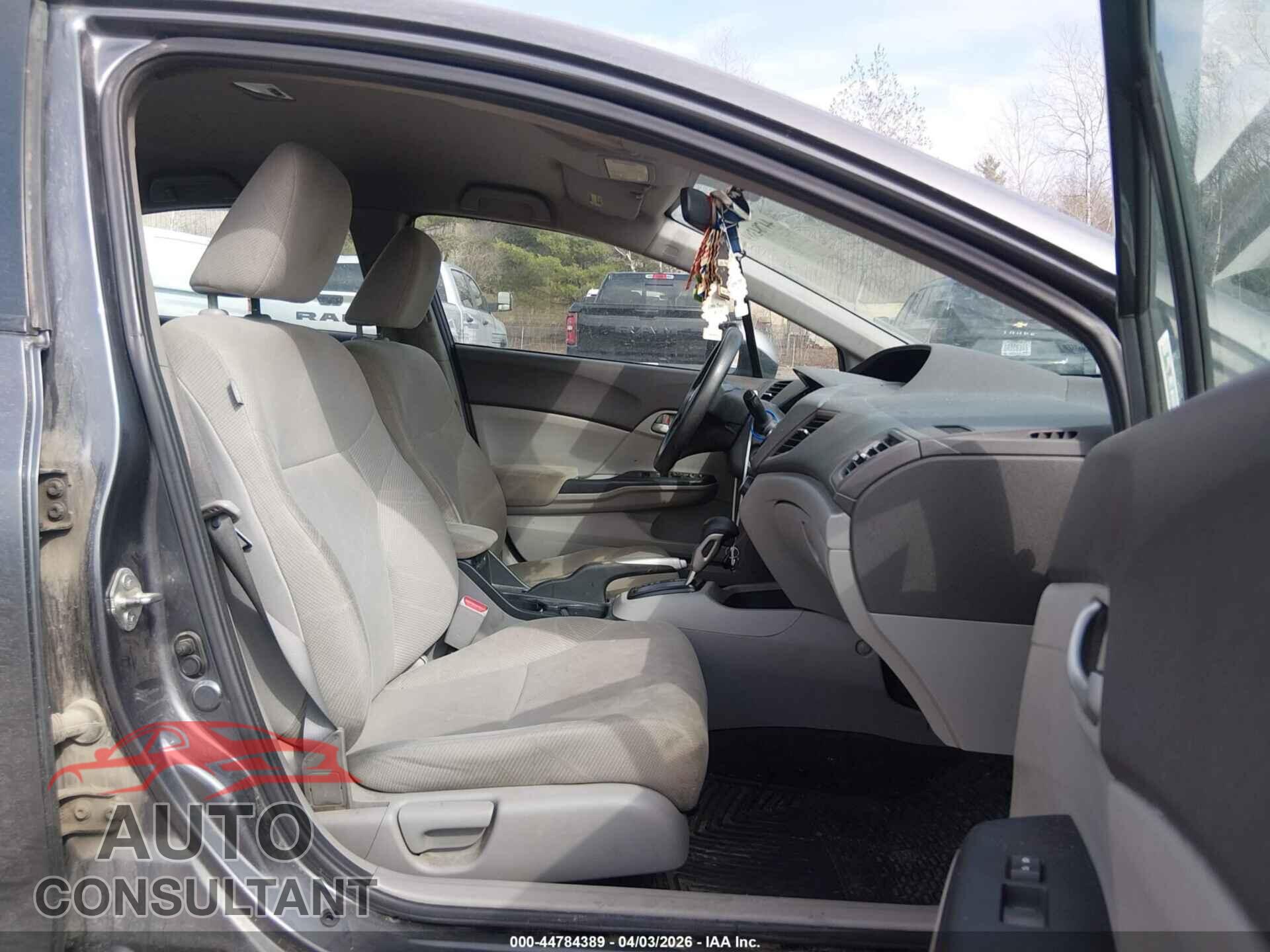 HONDA CIVIC 2012 - 19XFB2F54CE326625