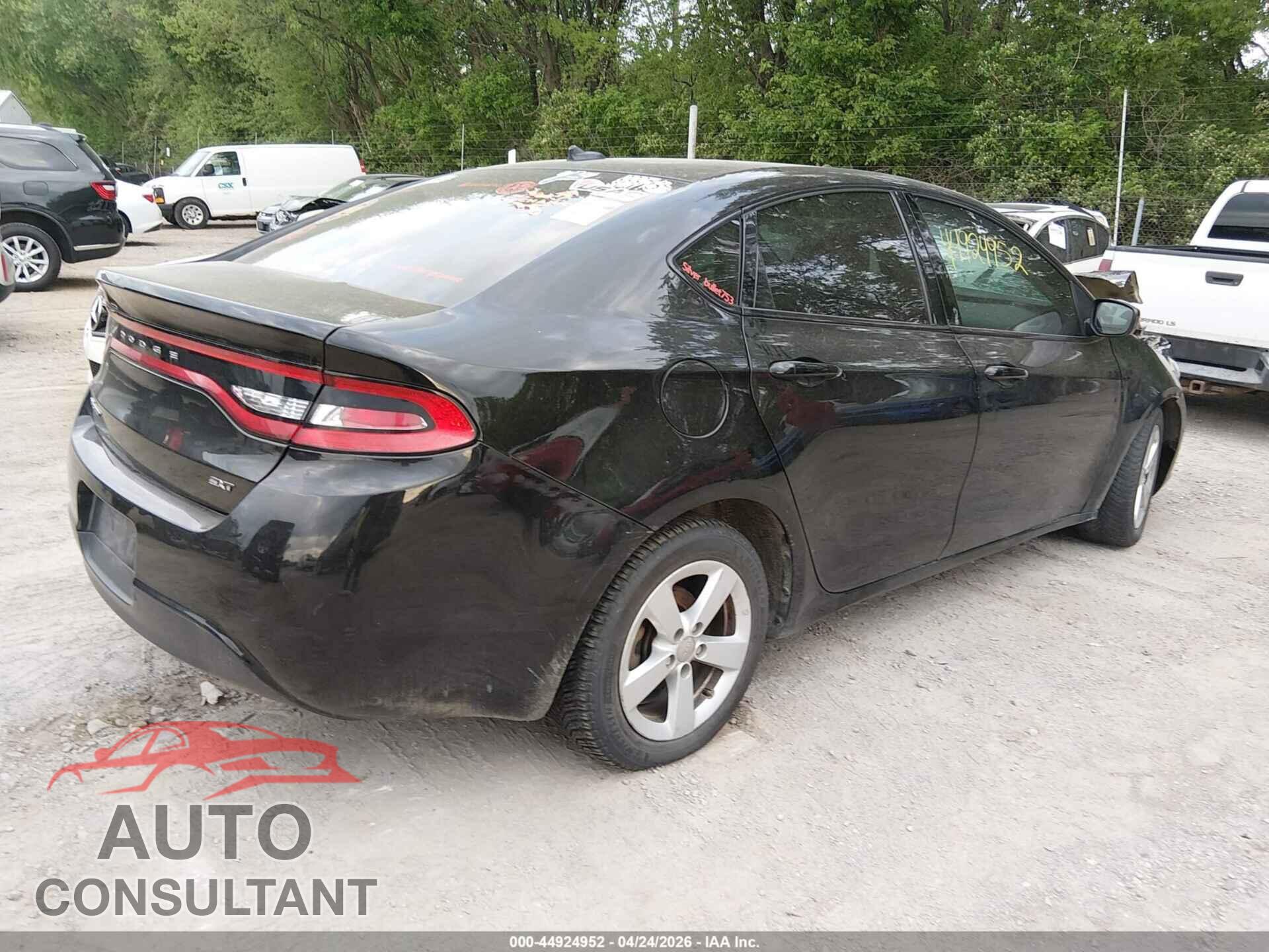 DODGE DART 2015 - 1C3CDFBBXFD211604