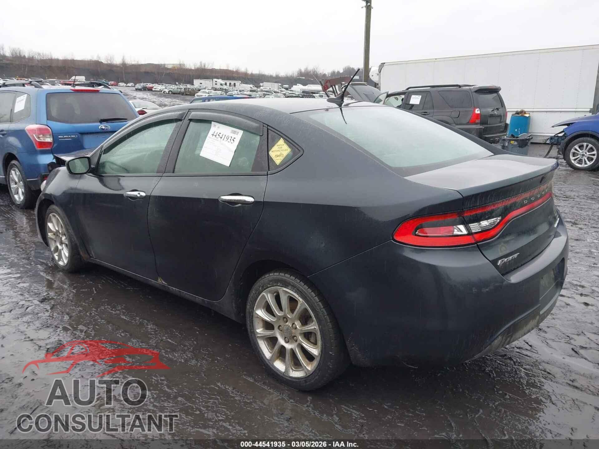 DODGE DART 2013 - 1C3CDFCA8DD342940