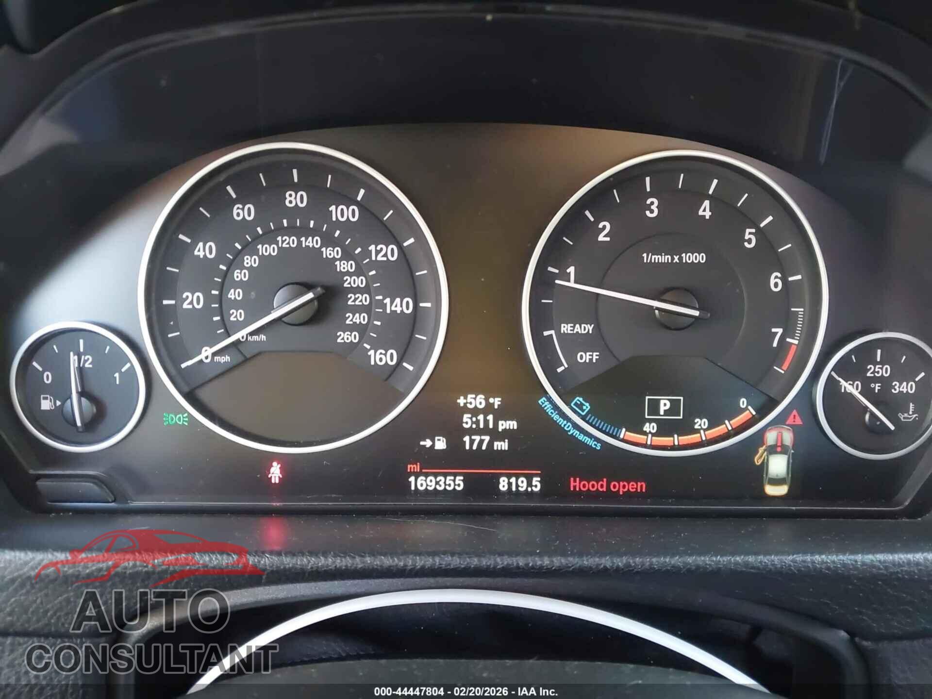 BMW 320I 2014 - WBA3B1C59EK133529
