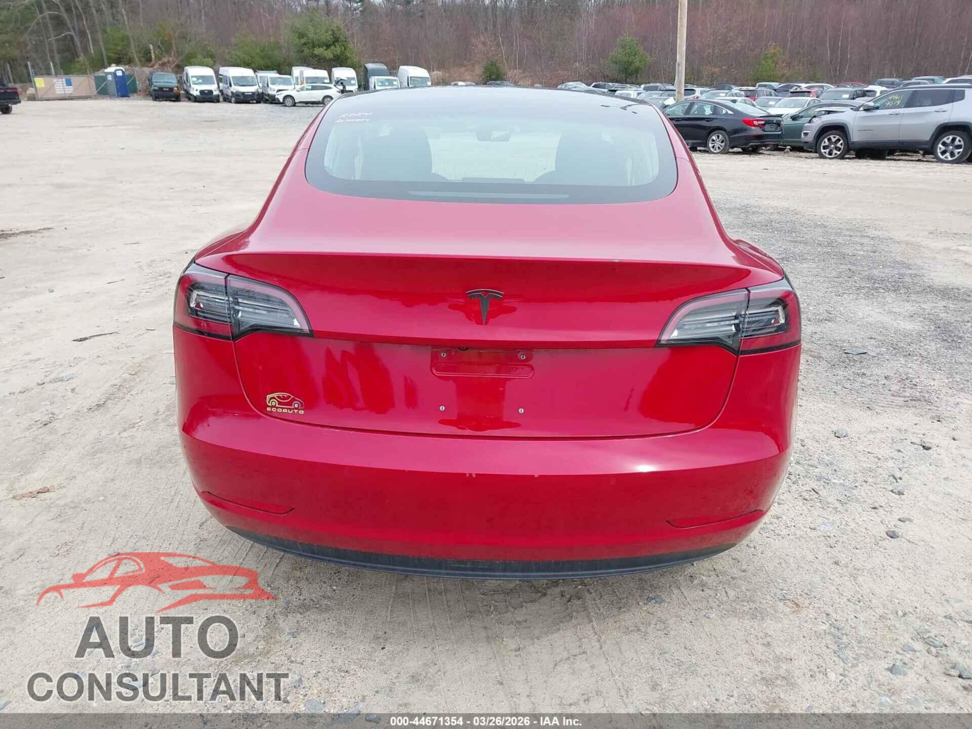 TESLA MODEL 3 2018 - 5YJ3E1EB4JF087841