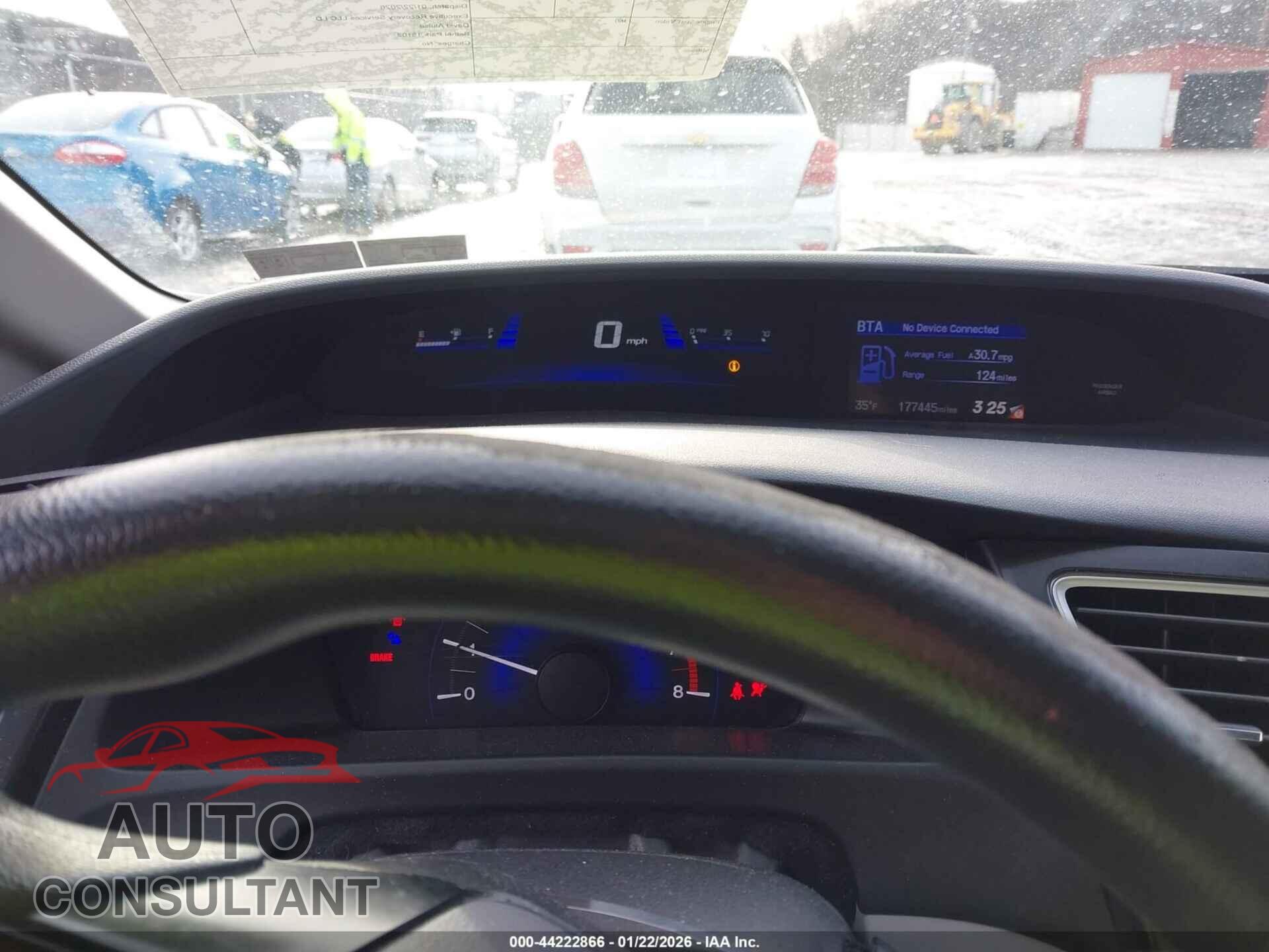 HONDA CIVIC 2013 - 19XFB2F5XDE214977