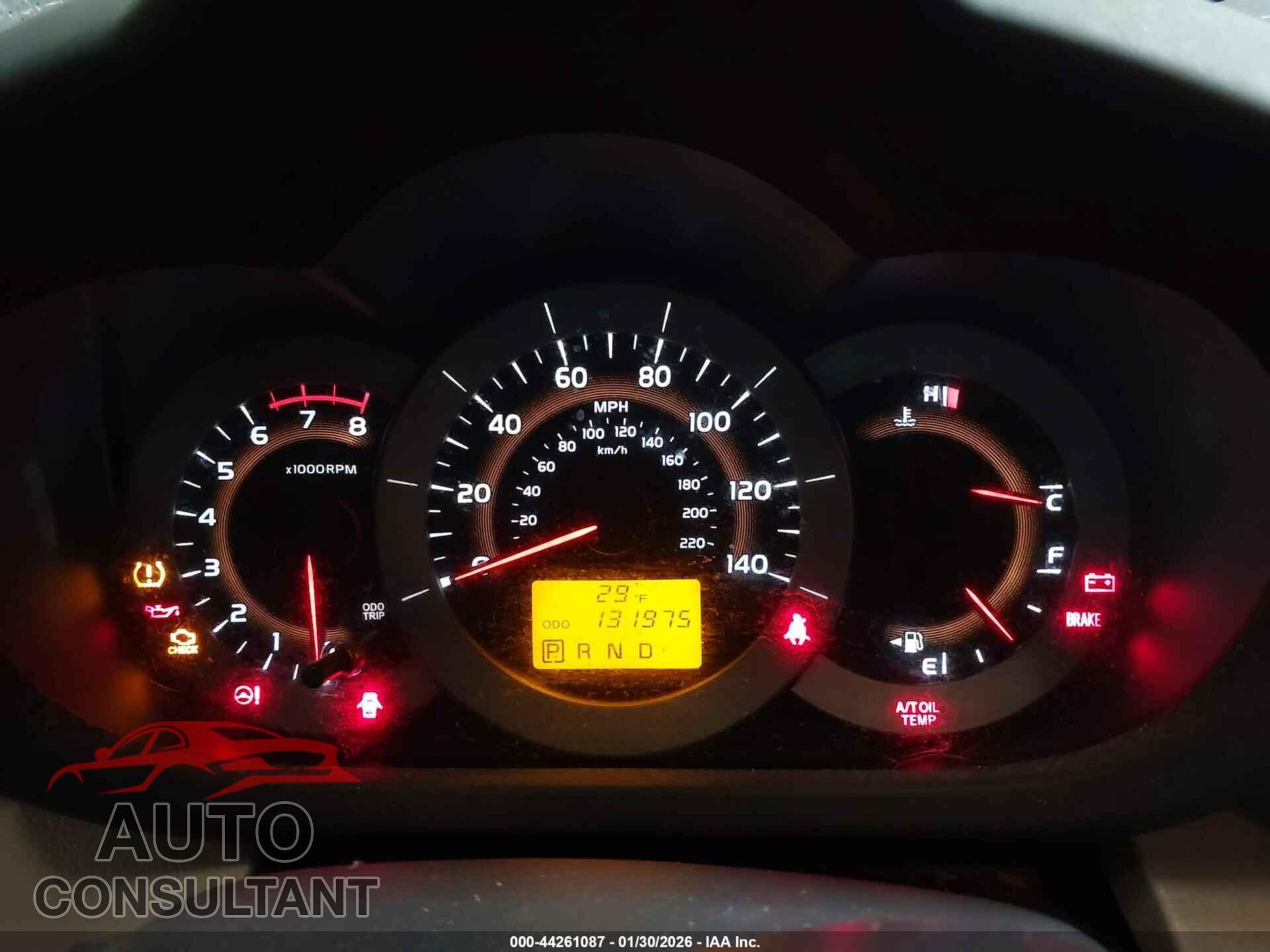 TOYOTA RAV4 2012 - 2T3BF4DV1CW245541