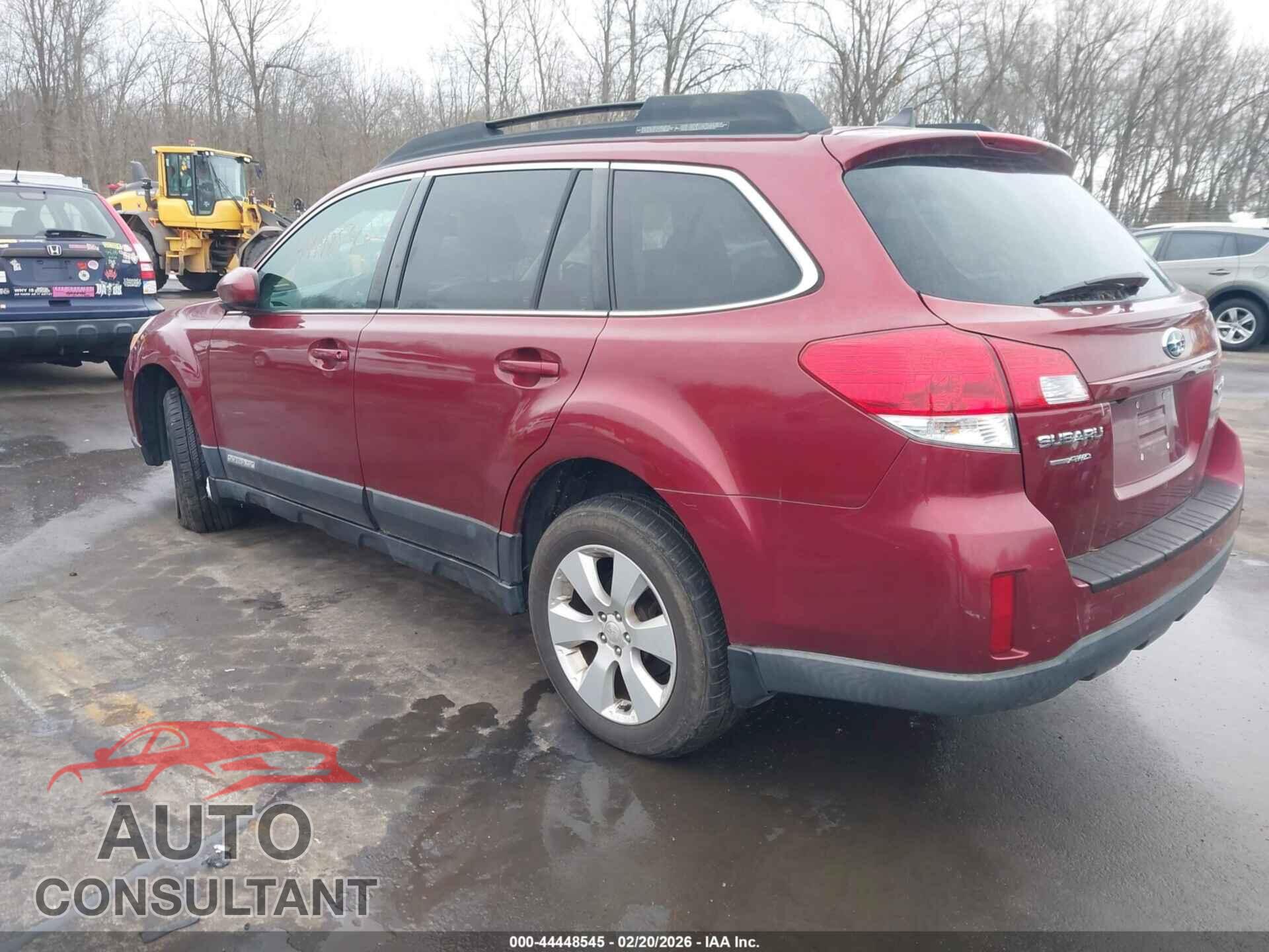 SUBARU OUTBACK 2011 - 4S4BRBKC9B3400069