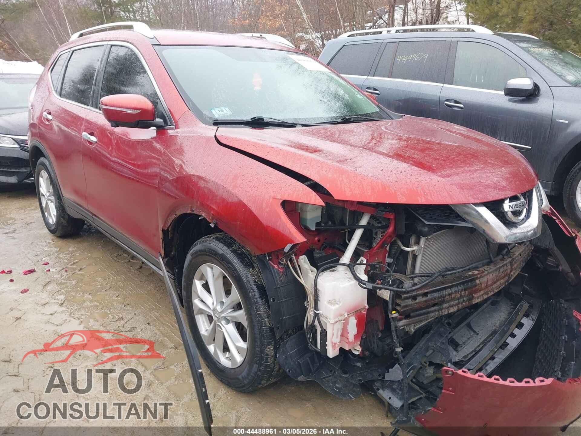 NISSAN ROGUE 2015 - KNMAT2MV2FP572622