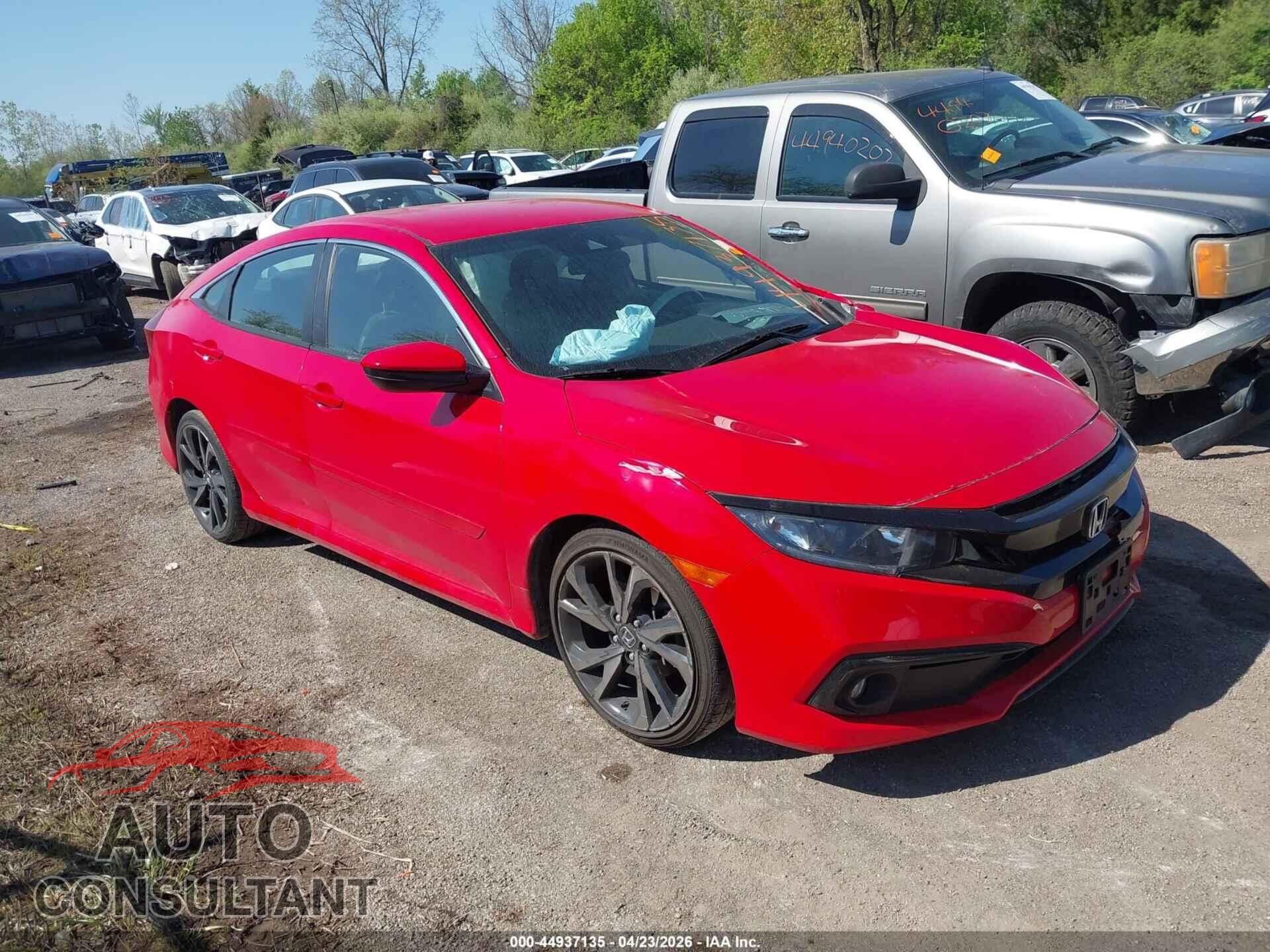 HONDA CIVIC 2019 - 2HGFC2F86KH592143