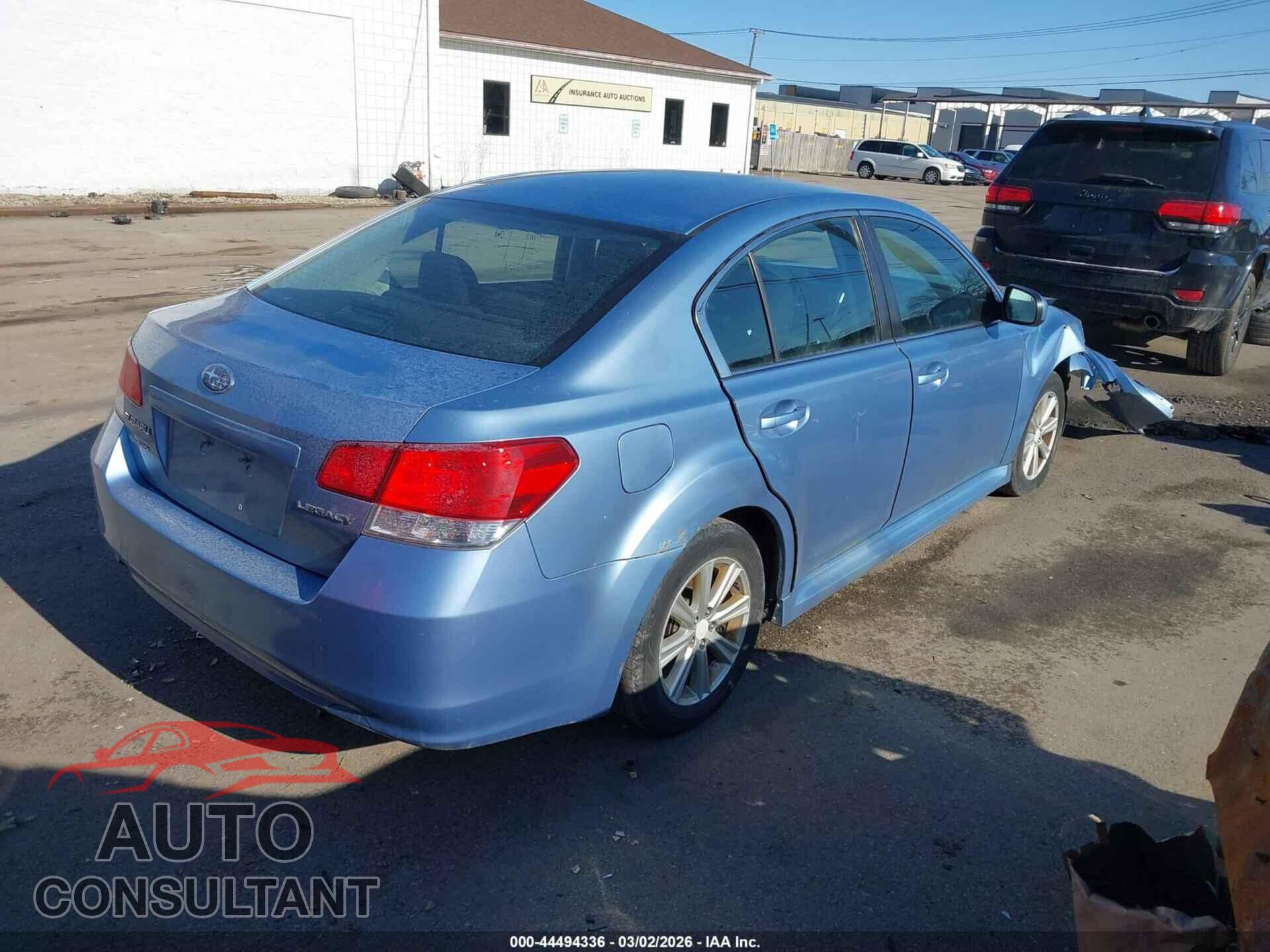 SUBARU LEGACY 2010 - 4S3BMCC64A3233782