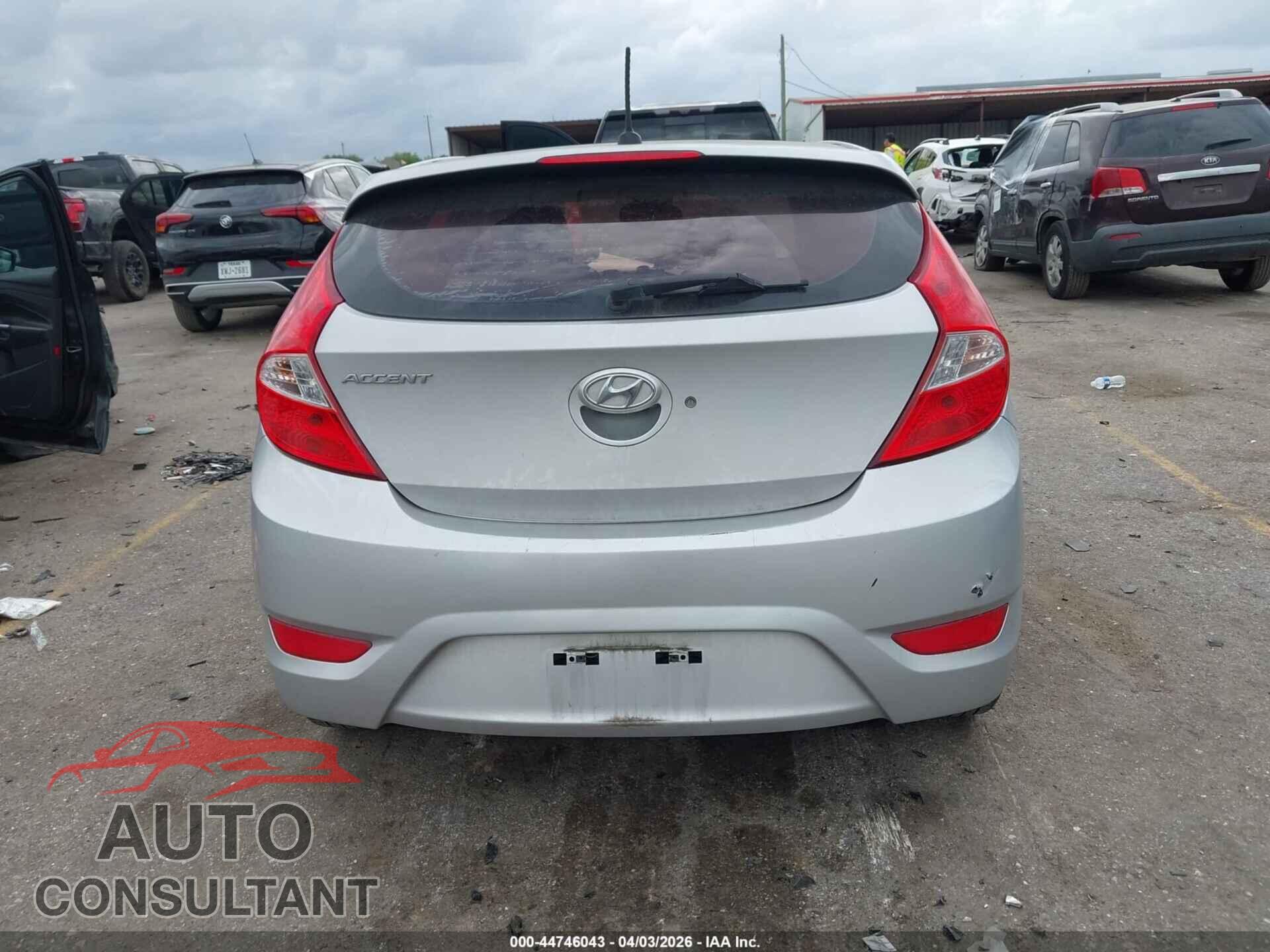 HYUNDAI ACCENT 2014 - KMHCU5AE5EU159780