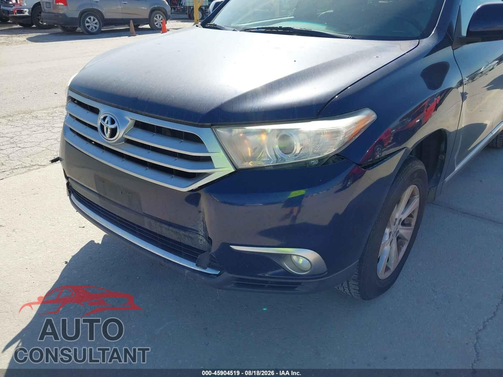 TOYOTA HIGHLANDER 2011 - 5TDZK3EH5BS048871