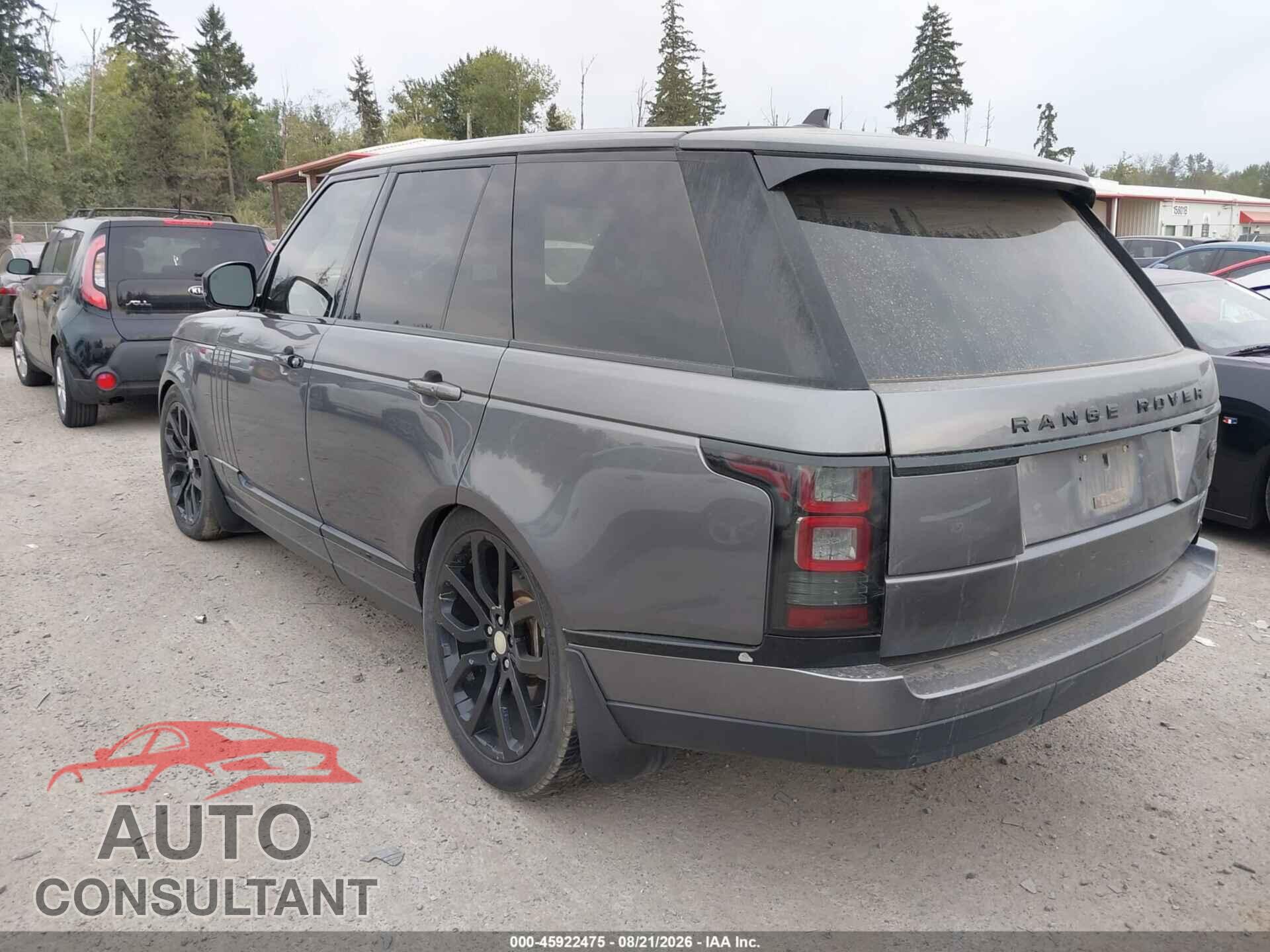 LAND ROVER RANGE ROVER 2016 - SALGS2VF8GA245398