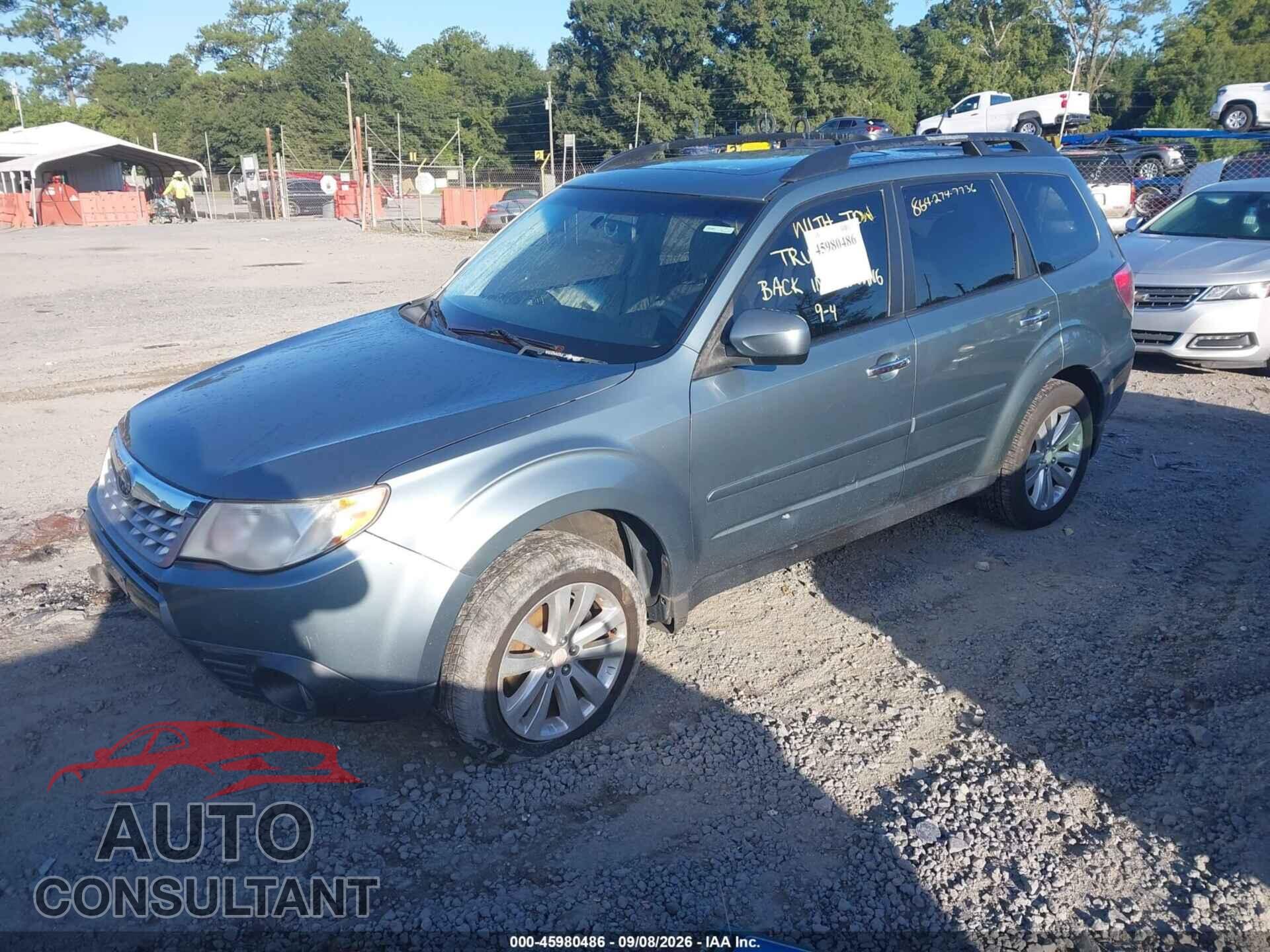 SUBARU FORESTER 2011 - JF2SHAEC8BH738841