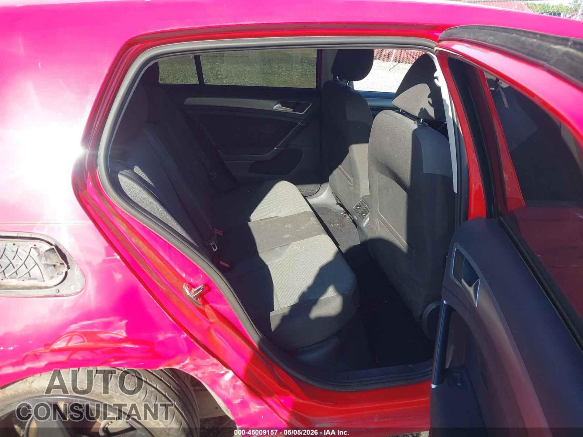 VOLKSWAGEN GOLF 2017 - 3VW217AUXHM036896
