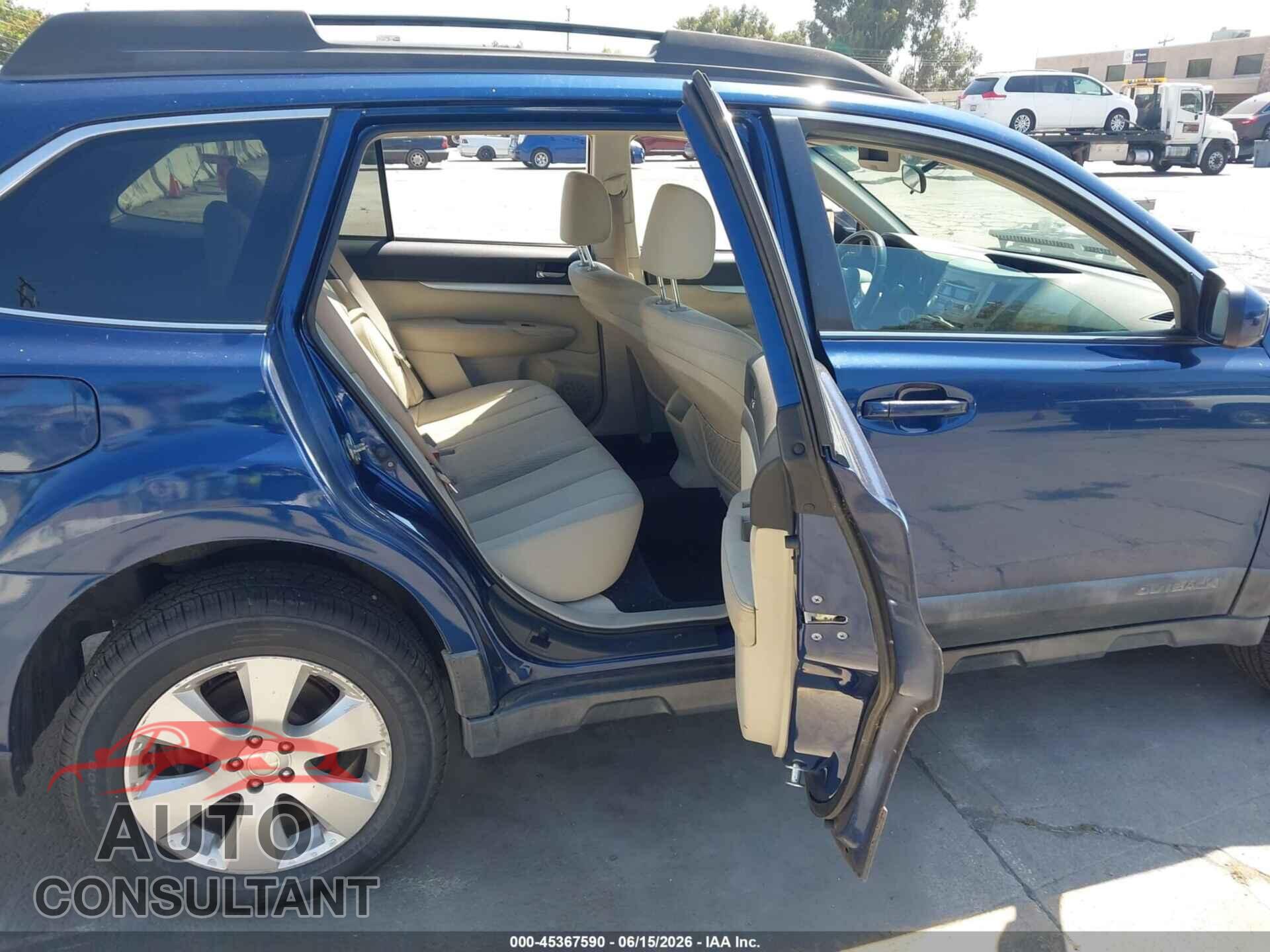 SUBARU OUTBACK 2010 - 4S4BRCCC7A3380620