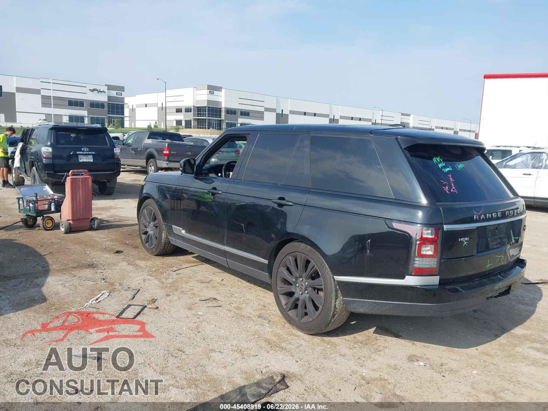 LAND ROVER RANGE ROVER 2013 - SALGS2DF1DA103715