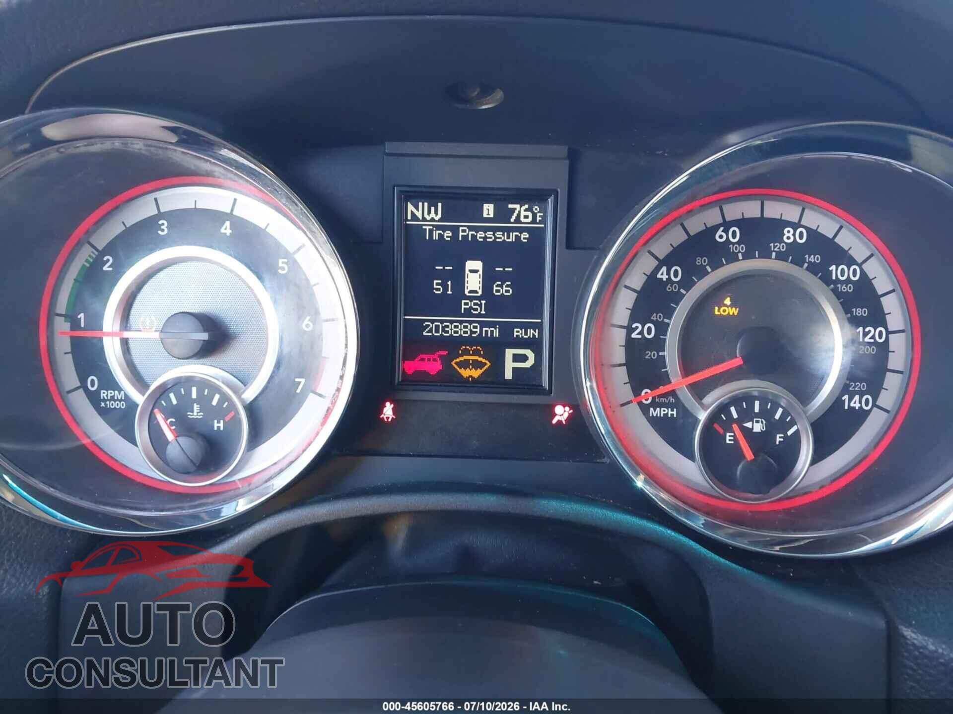 DODGE DURANGO 2011 - 1D4SE5GT9BC628103