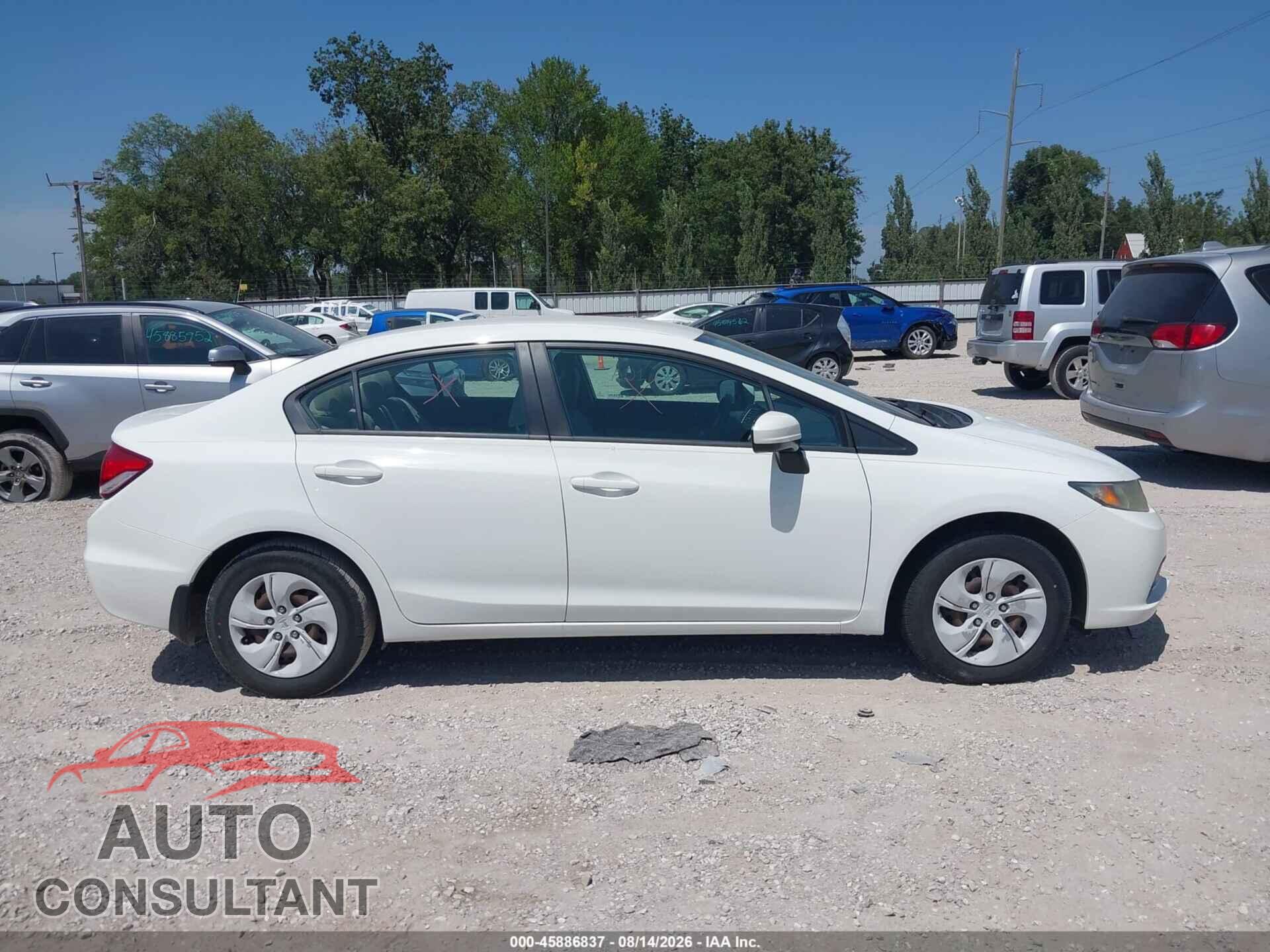 HONDA CIVIC 2014 - 19XFB2F53EE042406