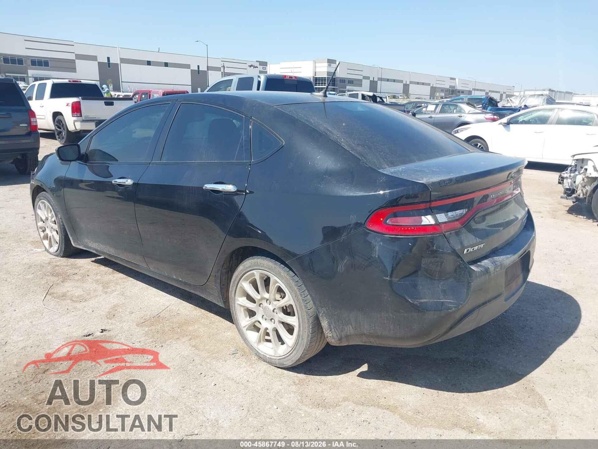 DODGE DART 2014 - 1C3CDFCB2ED681316
