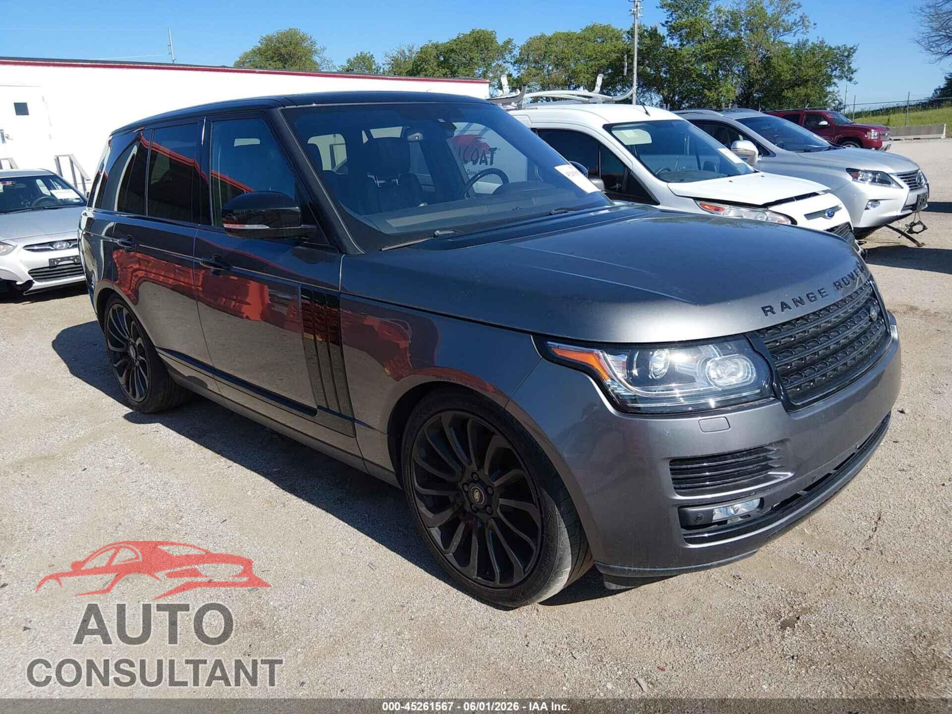 LAND ROVER RANGE ROVER 2016 - SALGS2EF9GA253106