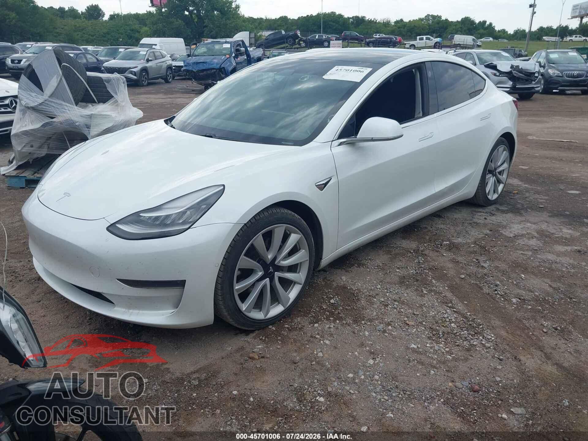 TESLA MODEL 3 2020 - 5YJ3E1EB6LF712341