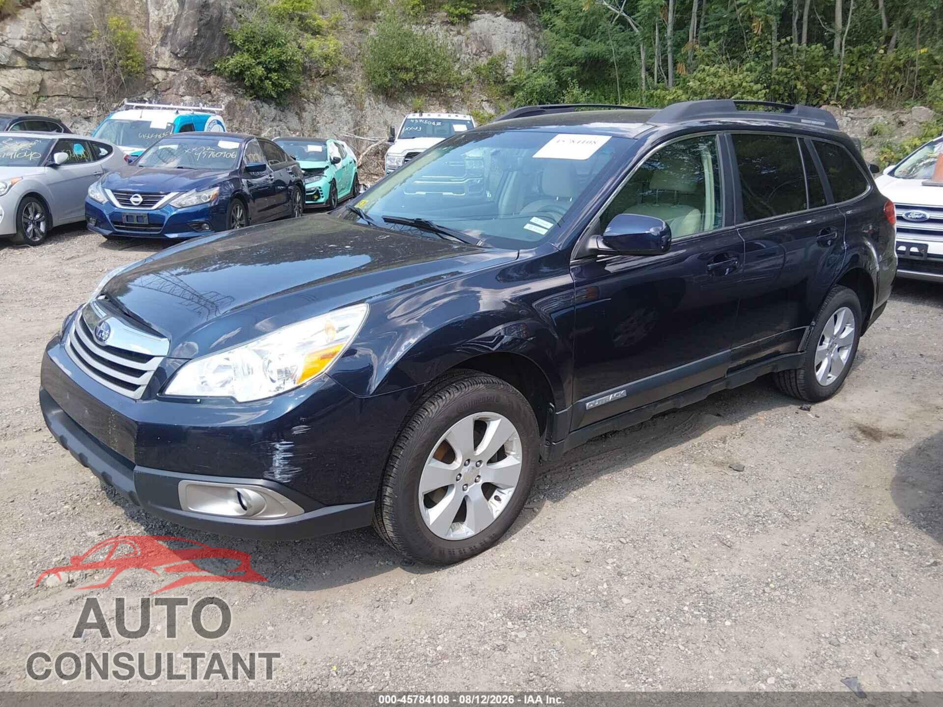 SUBARU OUTBACK 2012 - 4S4BRBCC4C3208008