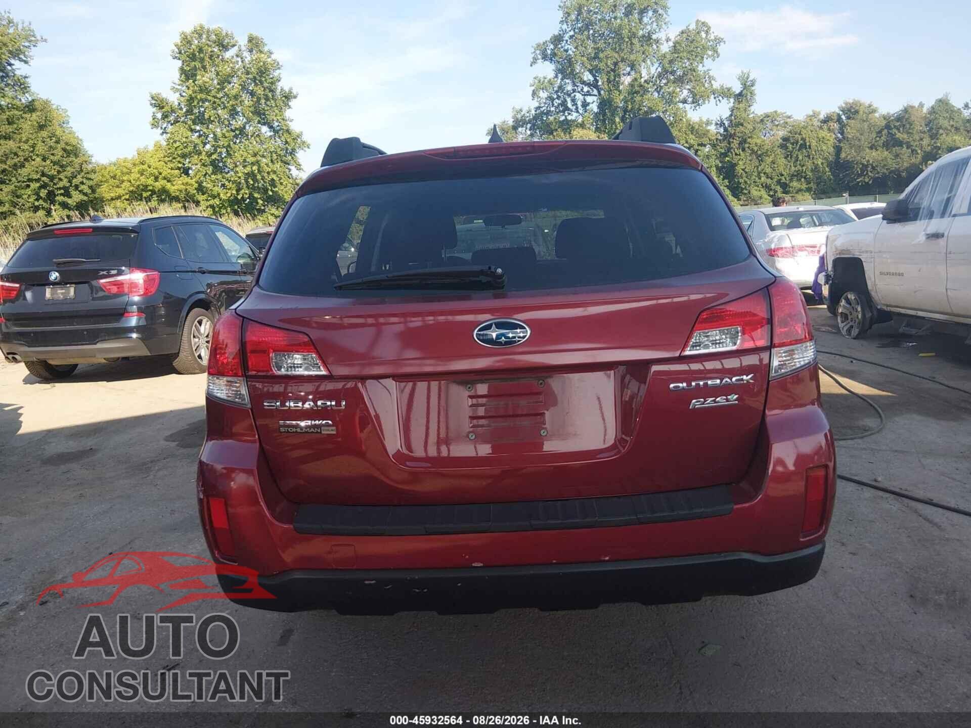 SUBARU OUTBACK 2014 - 4S4BRBCC4E3306507