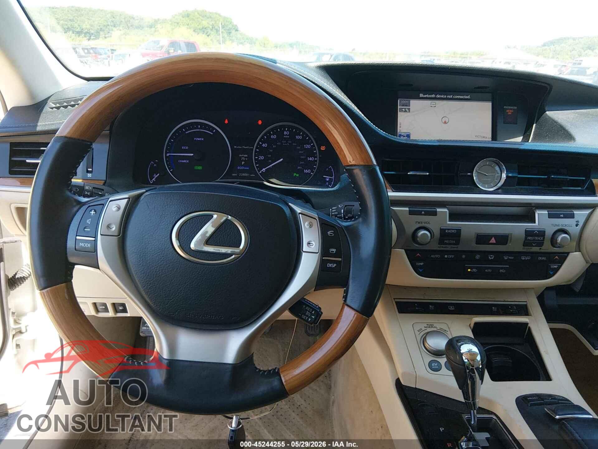 LEXUS ES 300H 2014 - JTHBW1GG0E2045997