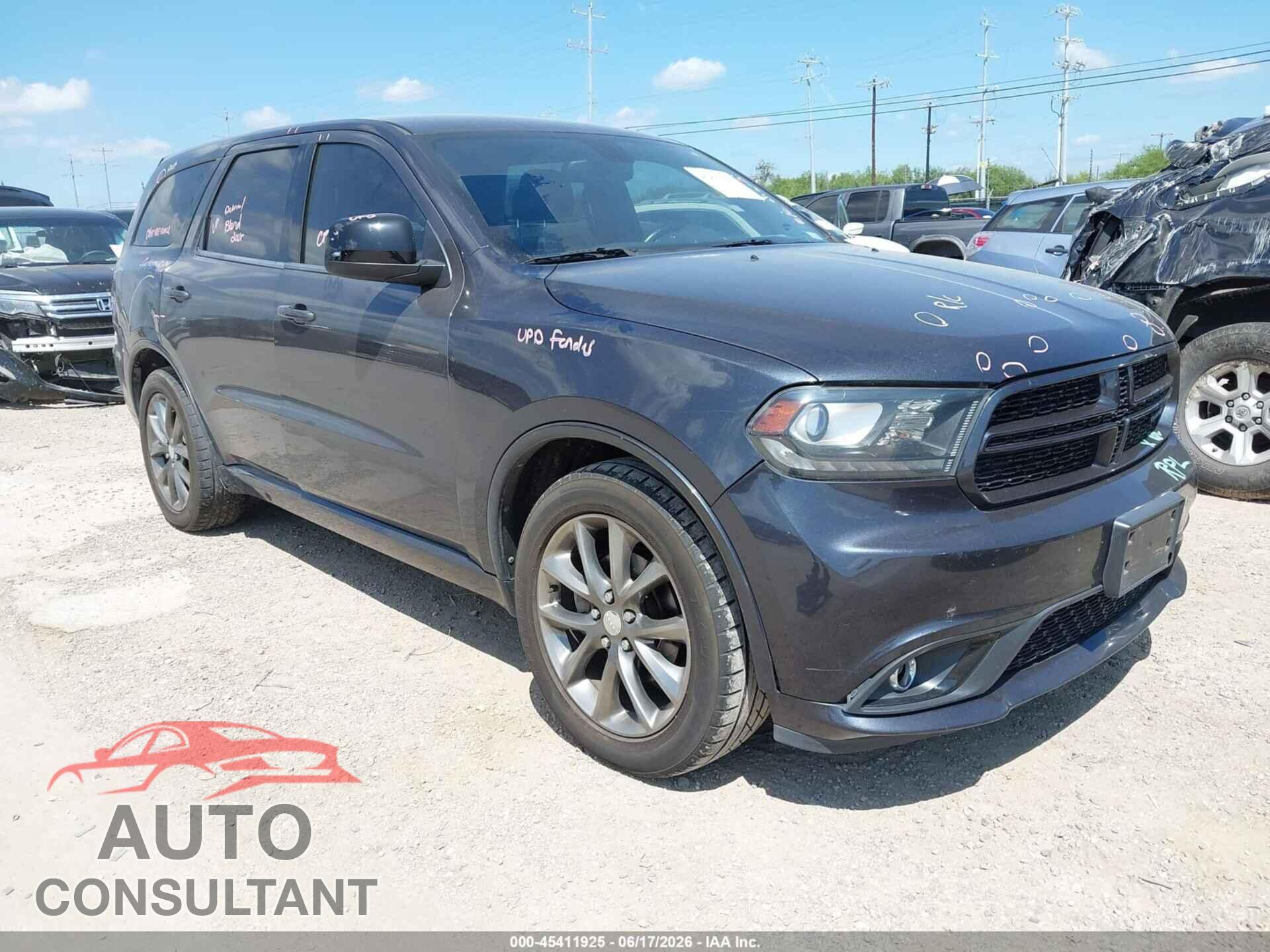 DODGE DURANGO 2015 - 1C4RDHAG0FC132754