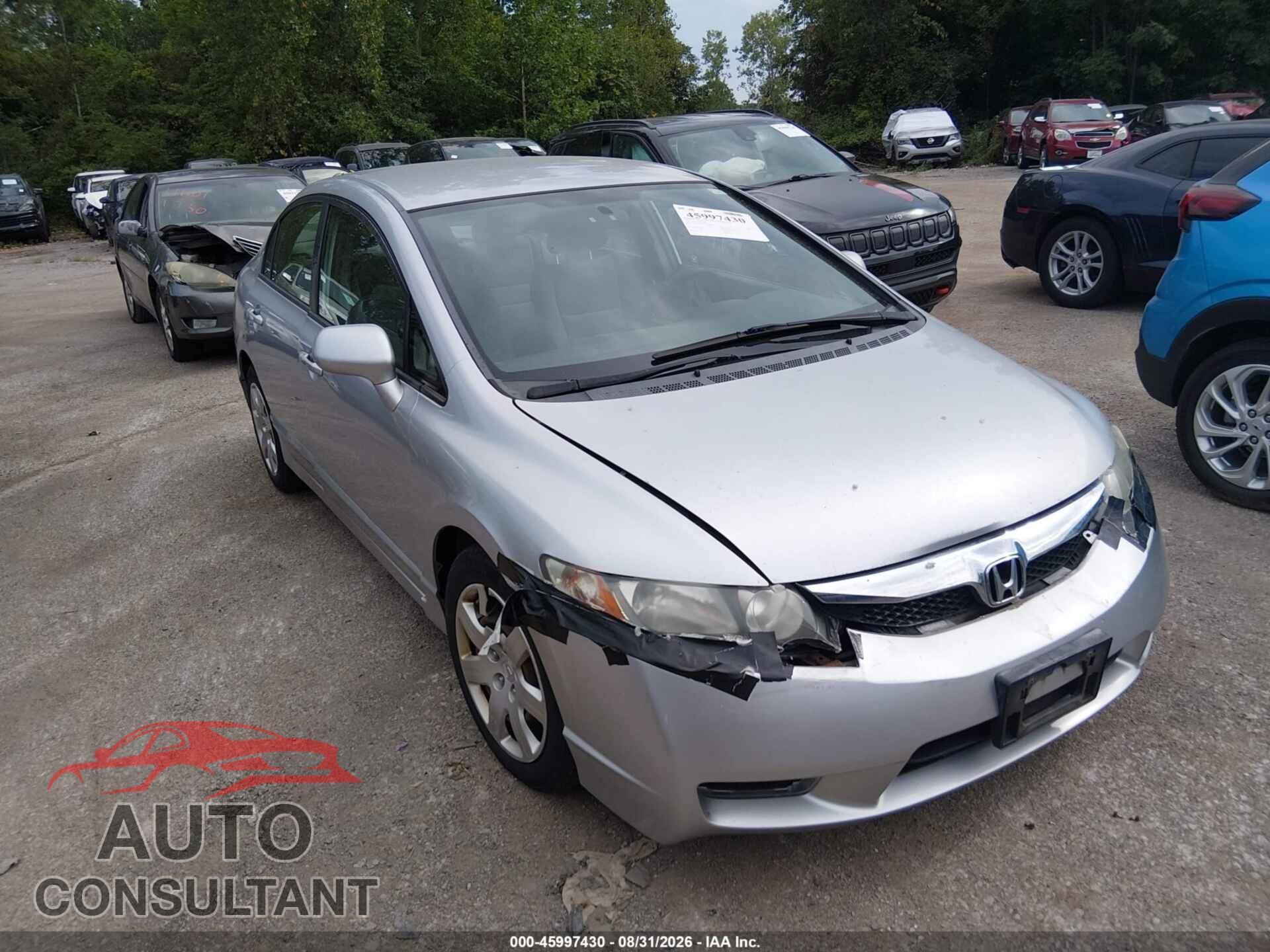 HONDA CIVIC 2010 - 19XFA1F55AE080646
