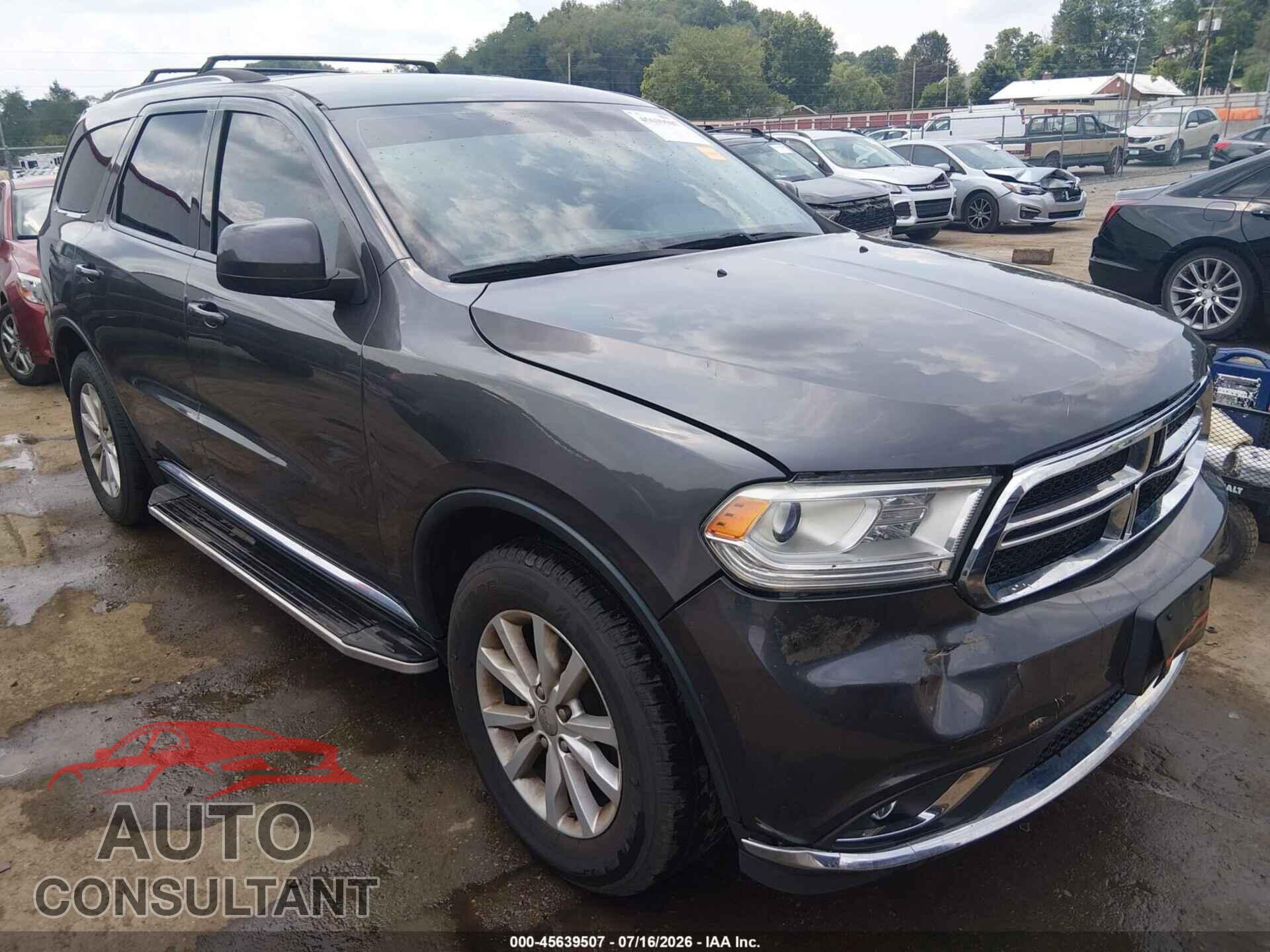 DODGE DURANGO 2015 - 1C4RDJAG4FC161407