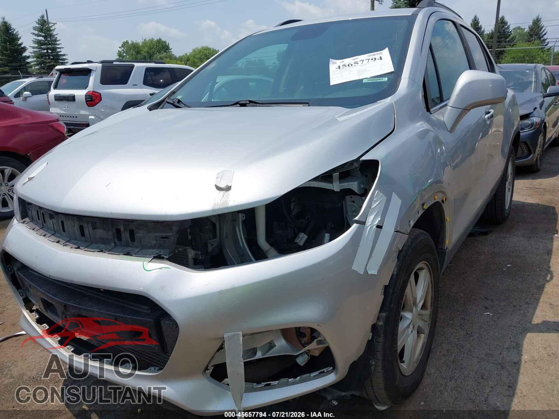 CHEVROLET TRAX 2019 - KL7CJPSB1KB779639