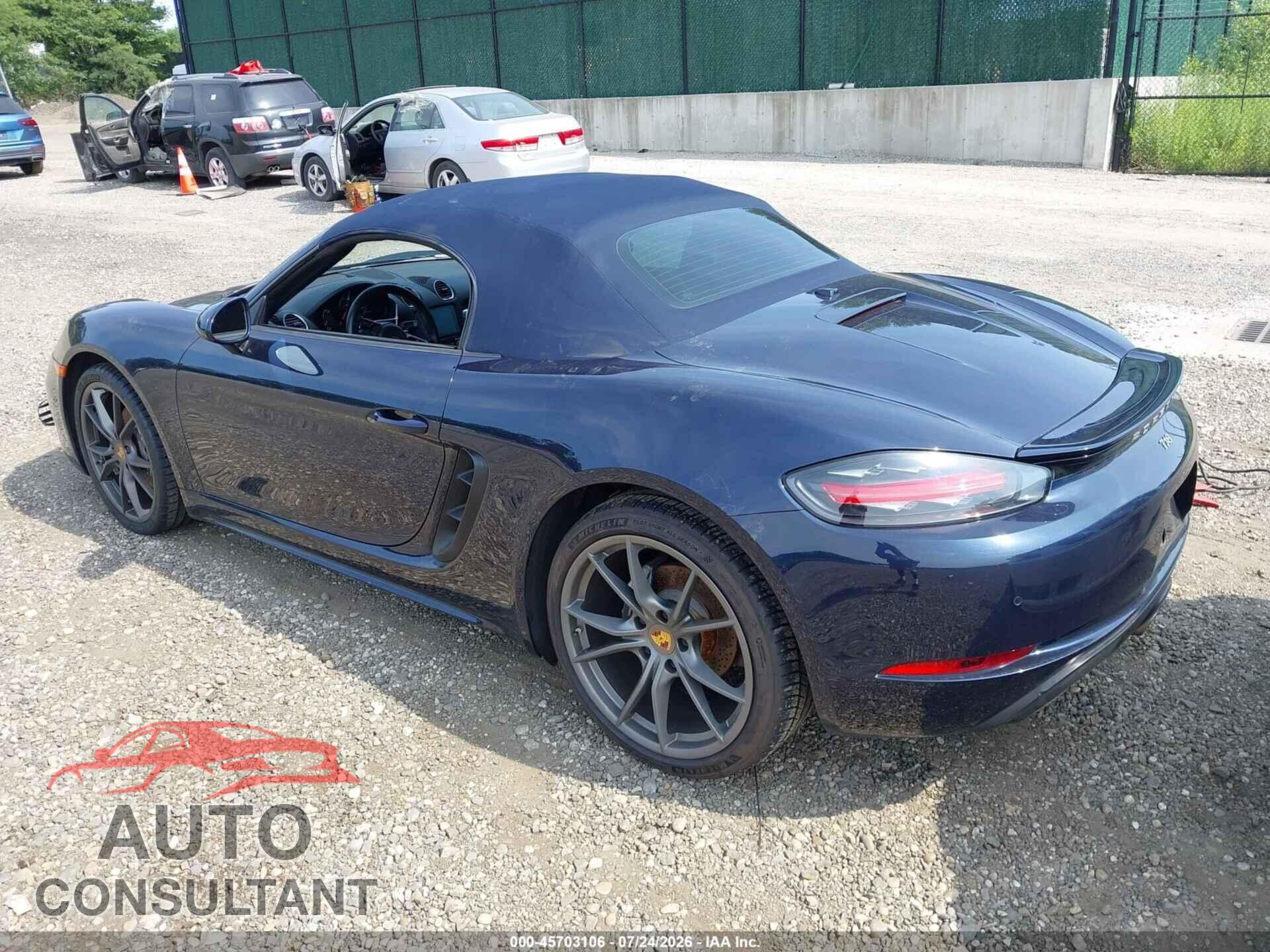 PORSCHE 718 BOXSTER 2018 - WP0CA2A81JS210851